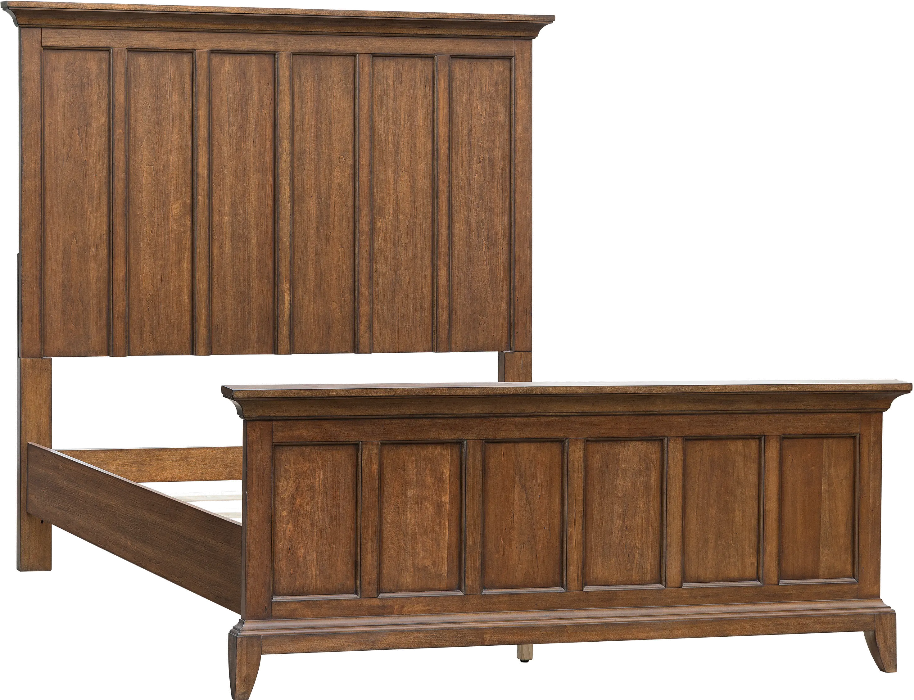 Shaker Heights Brown King Bed-1