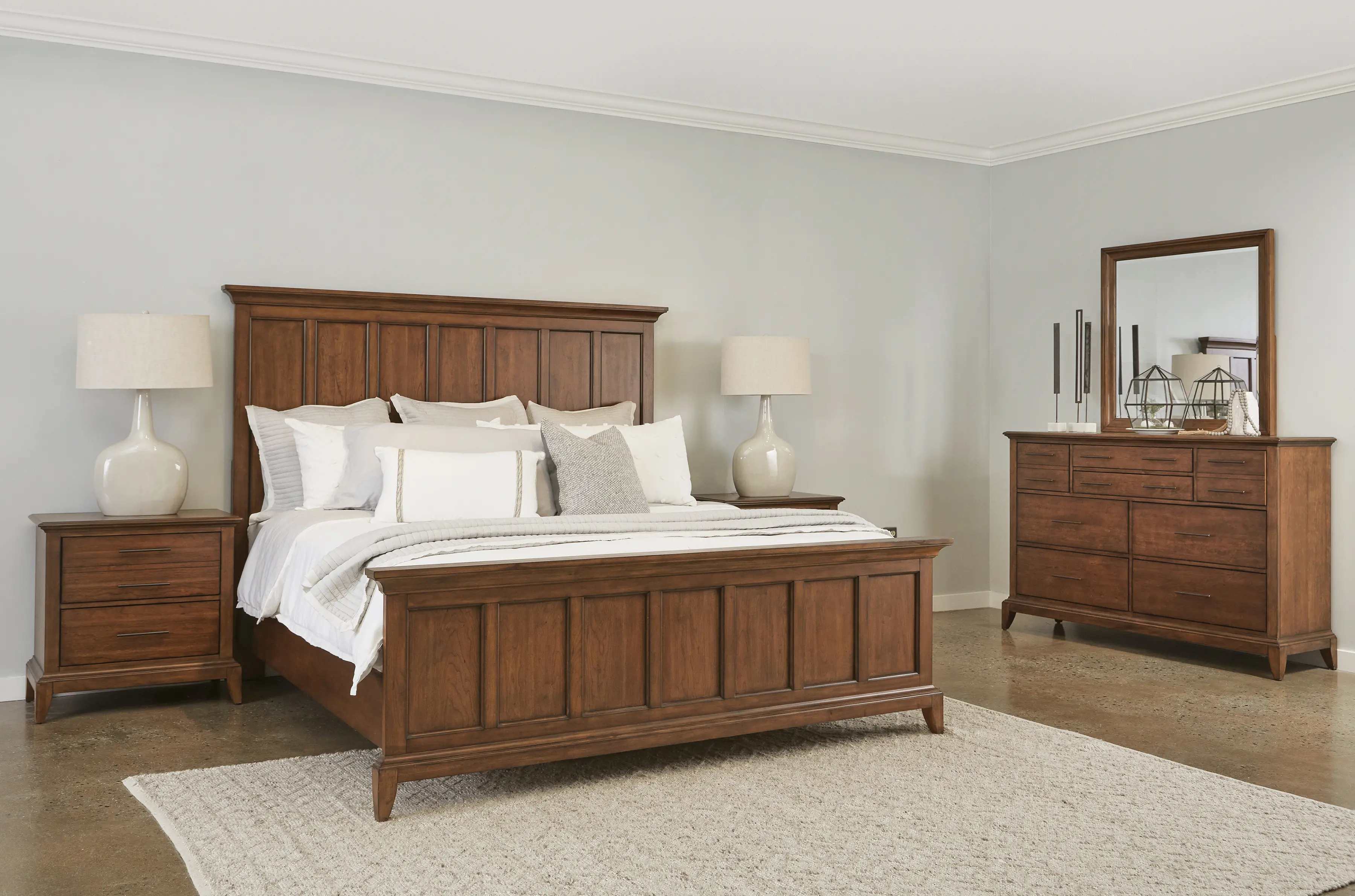 Shaker Heights Brown King Bed-3