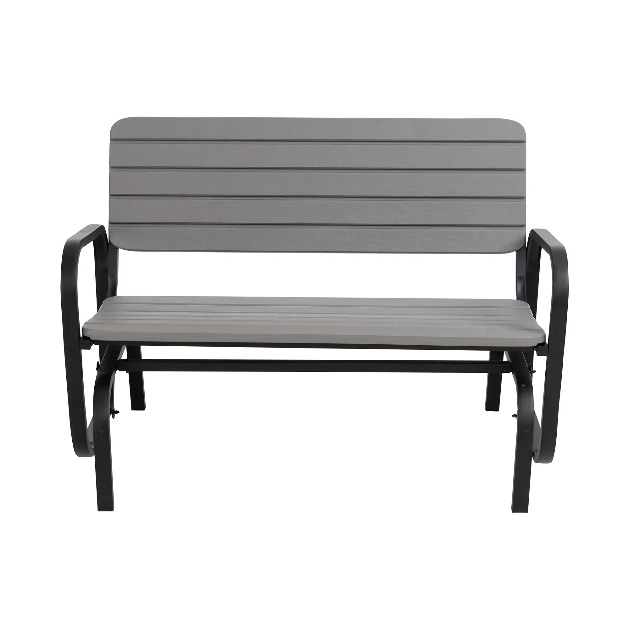60361 Lifetime Gray Outdoor Glider Bench-1