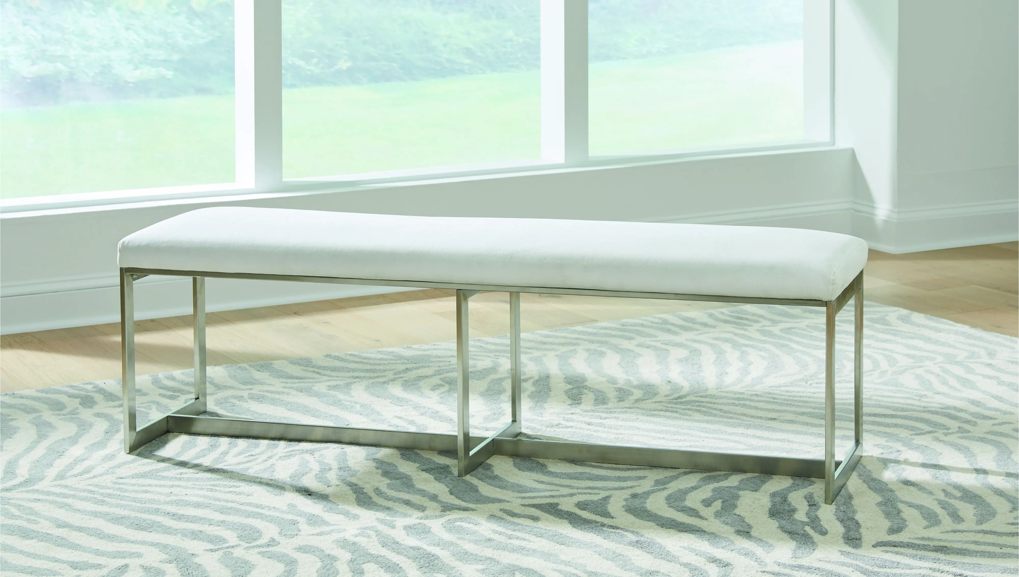 Eliza Gray Dining Bench-1