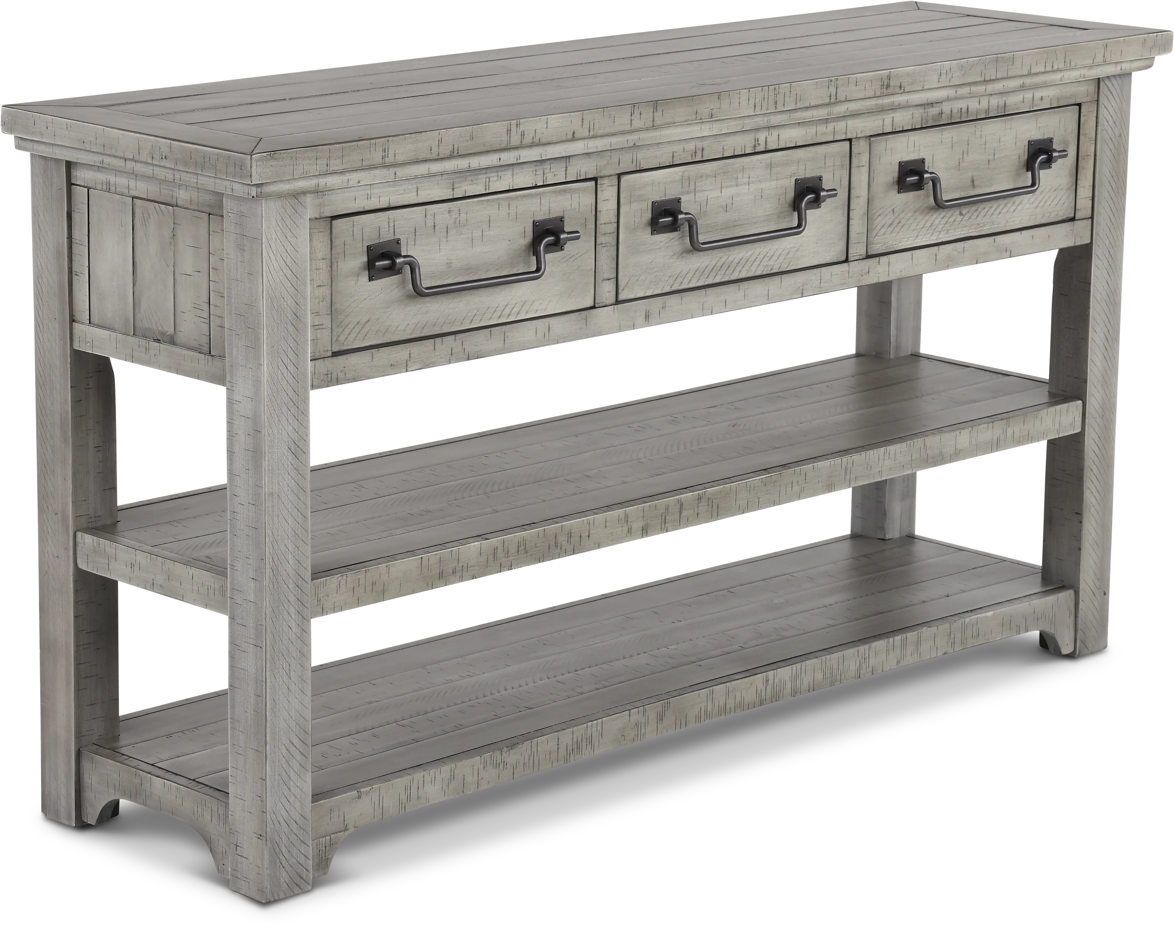Beach House Gray Sofa Table-4