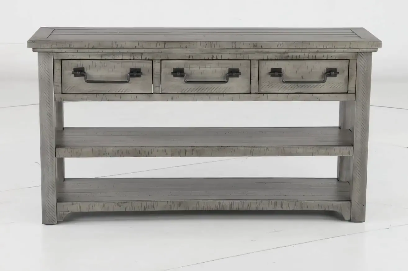 Beach House Gray Sofa Table-5