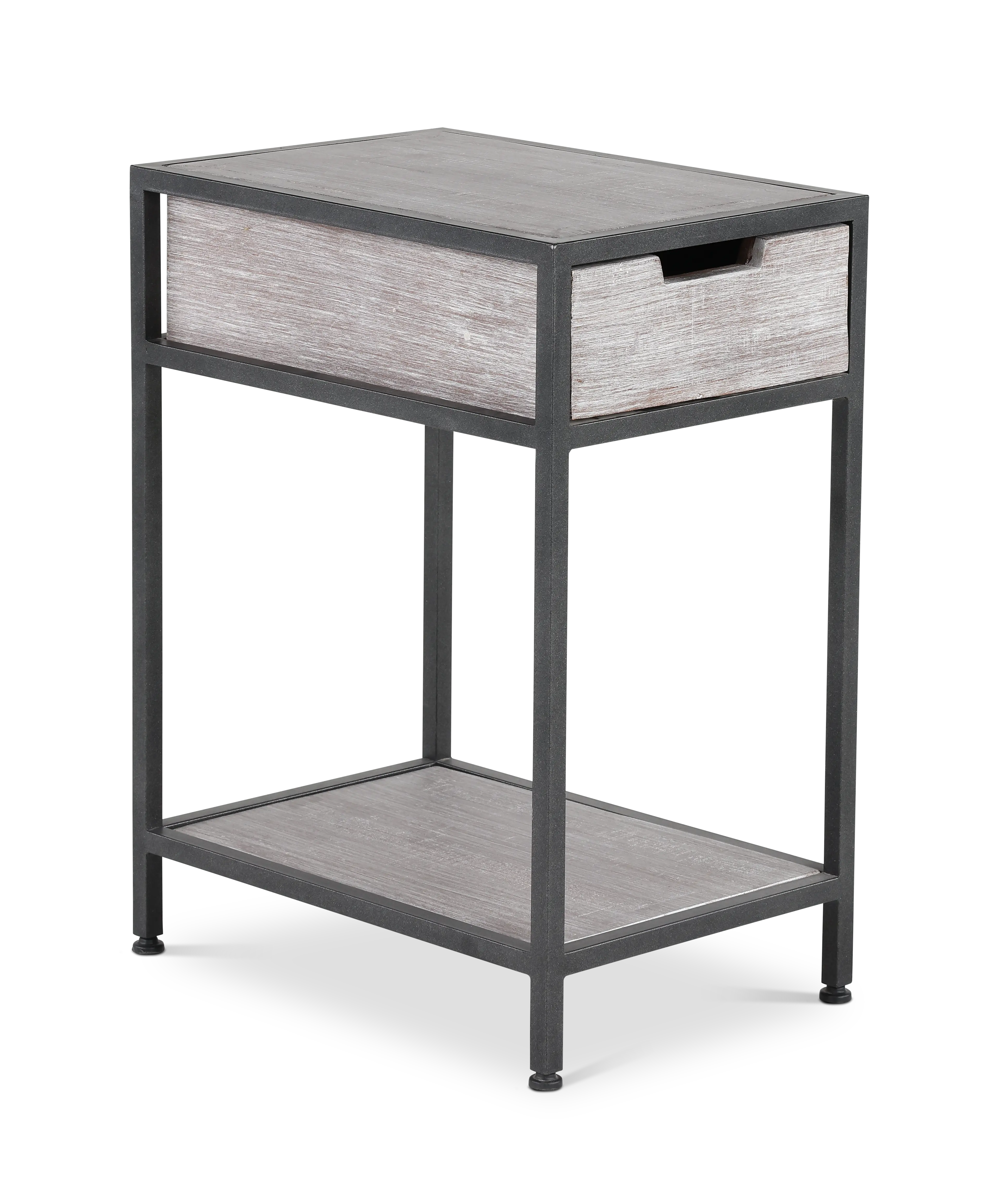Edgewood Gray Side Table-1