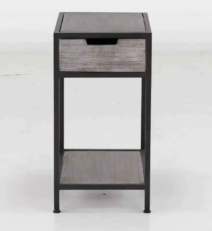 Edgewood Gray Side Table-9