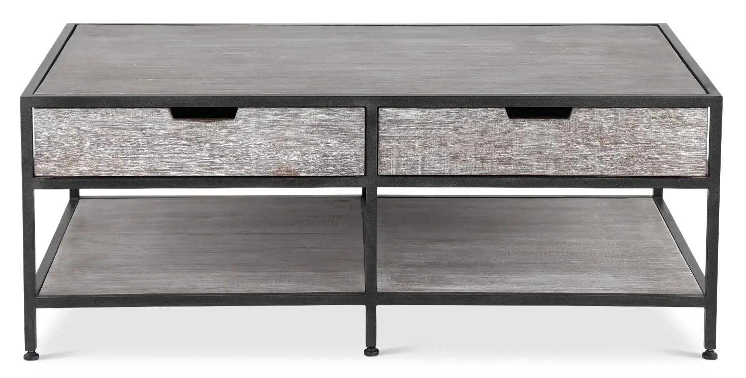 Edgewood Gray Coffee Table-1