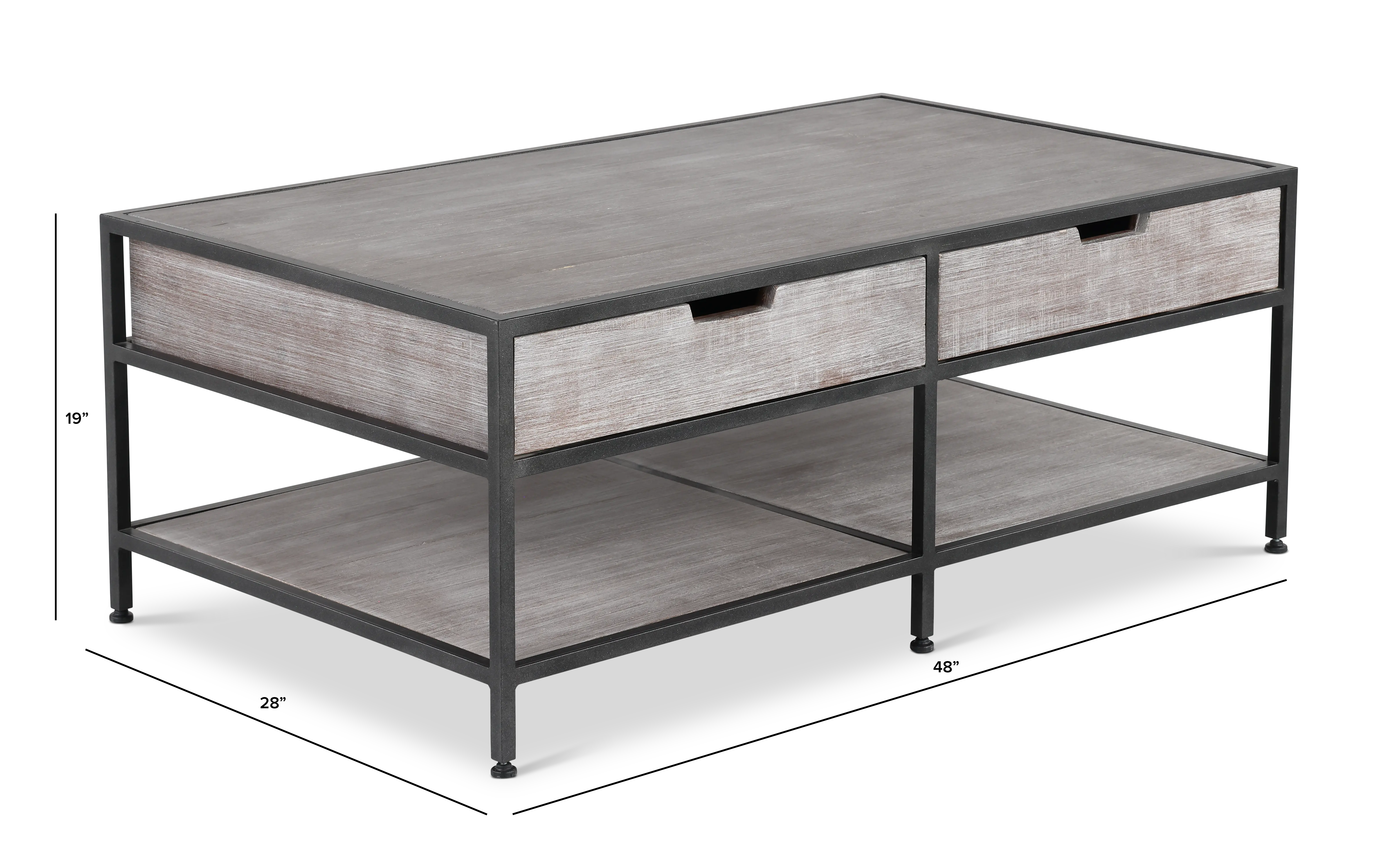 Edgewood Gray Coffee Table-3