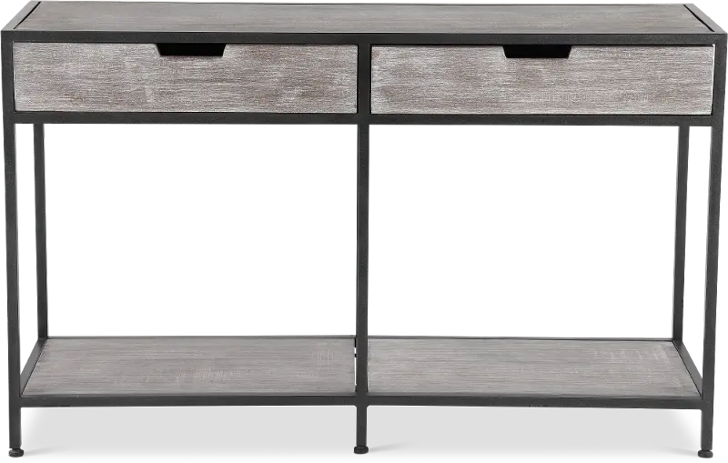 Edgewood Gray Sofa Table