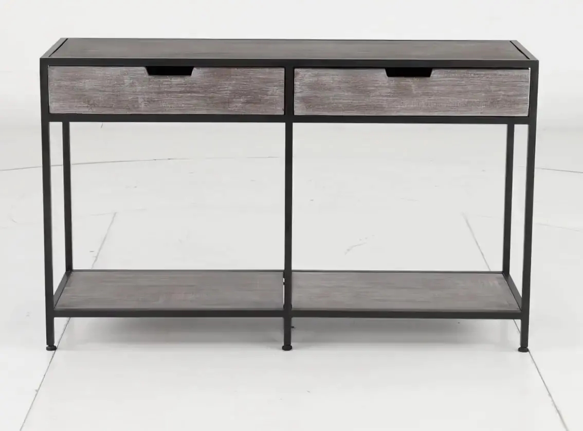 Edgewood Gray Sofa Table-4