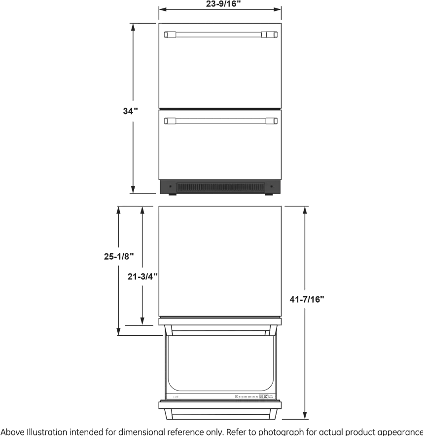 CDD420P2TS1 Cafe Double Drawer Dishwasher - Stainless Steel-11