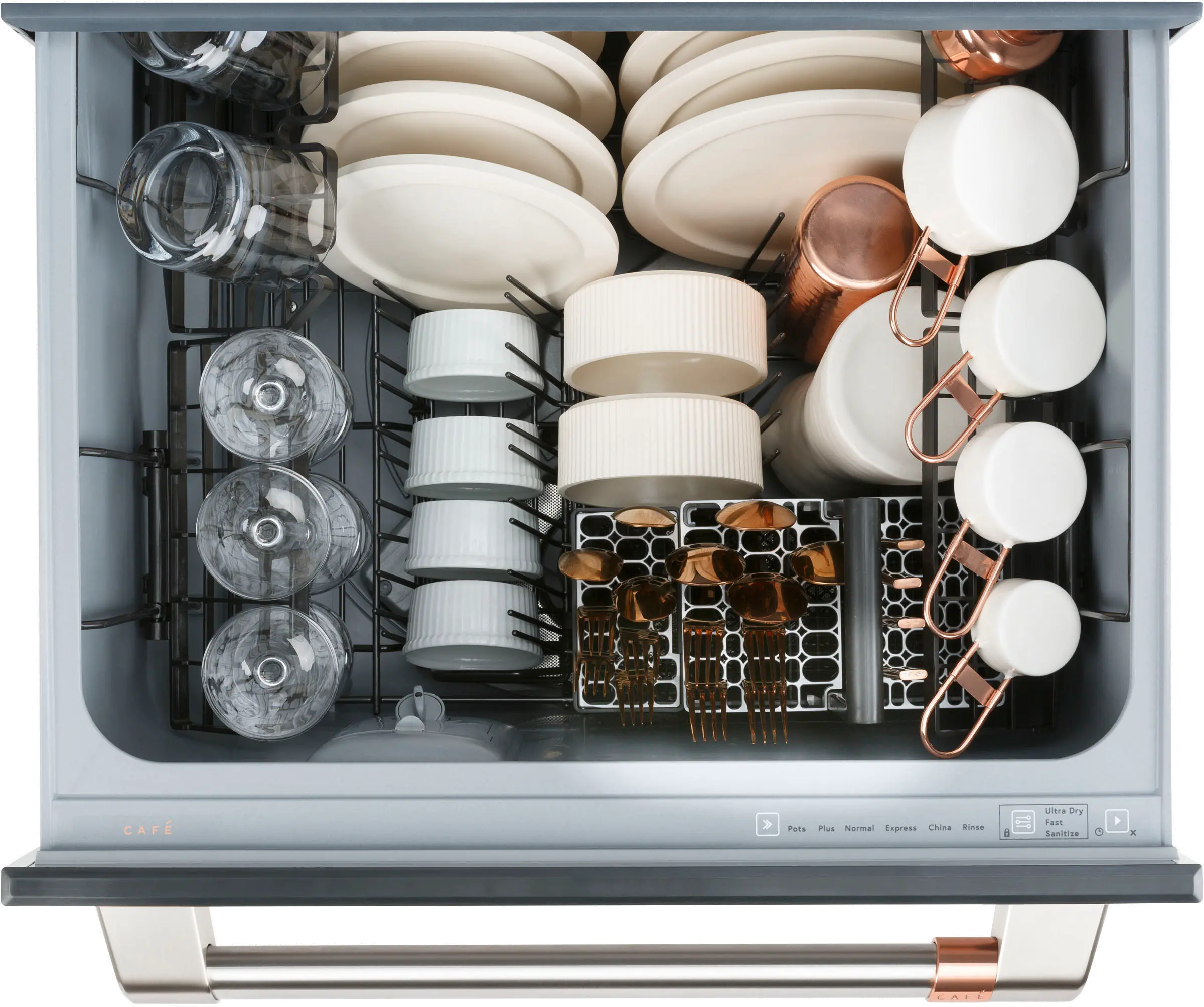 CDD420P2TS1 Cafe Double Drawer Dishwasher - Stainless Steel-6
