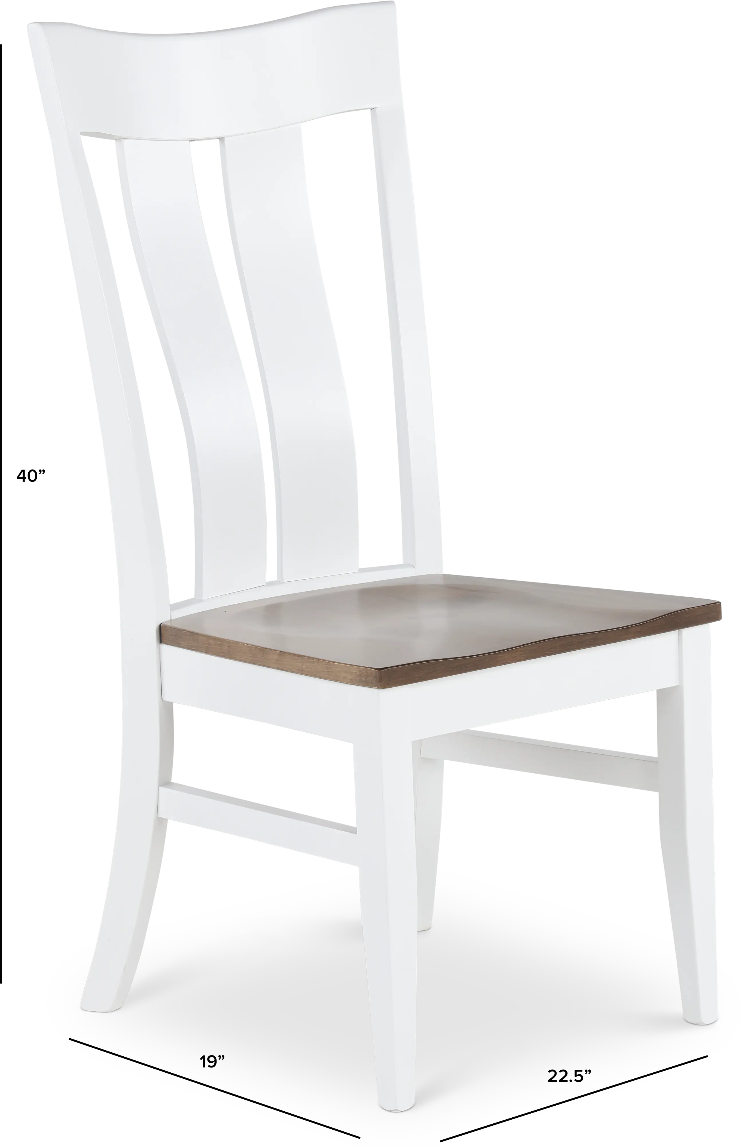 Cascades Florence White Dining Chair-3