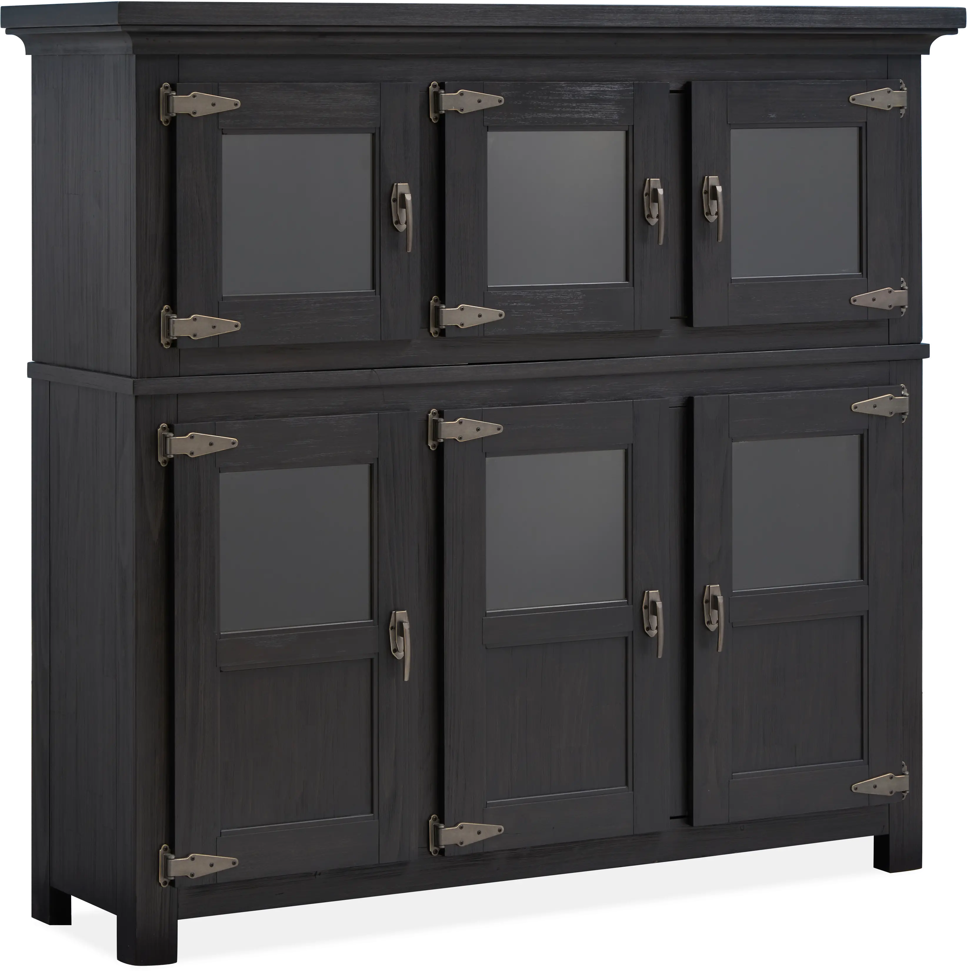 Sierra Black Dining Display Cabinet-4