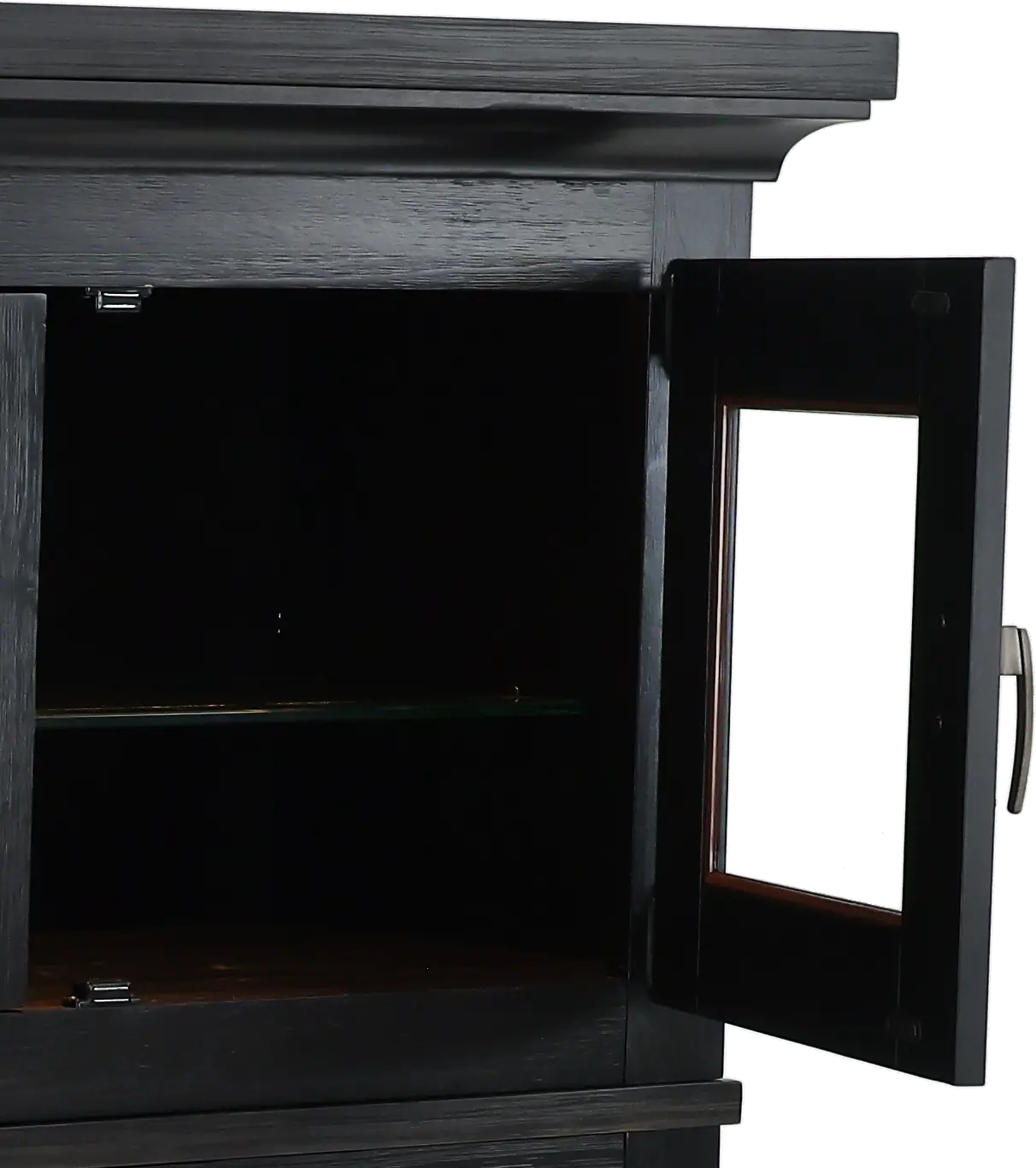 Sierra Black Dining Display Cabinet-8