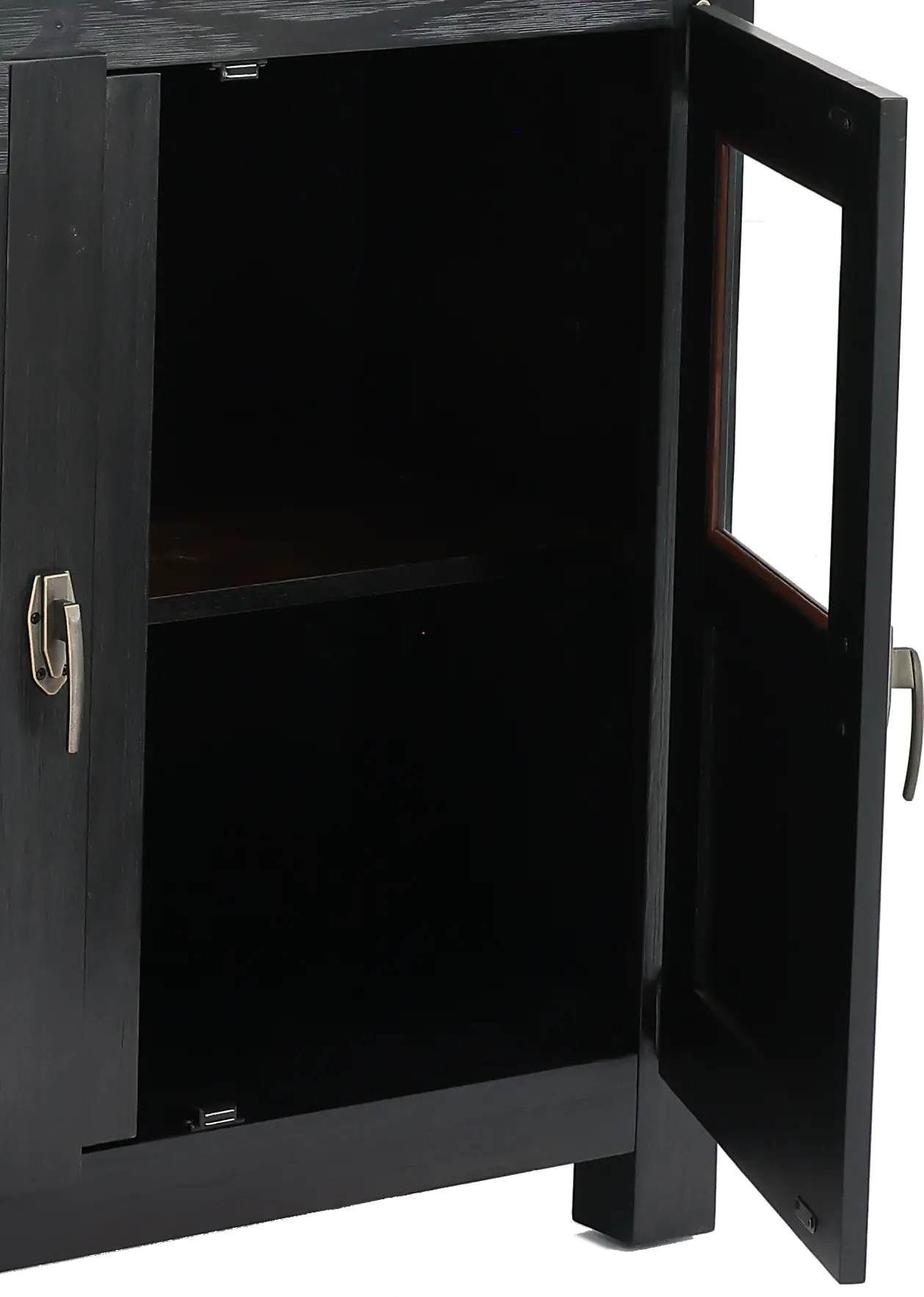 Sierra Black Dining Display Cabinet-9