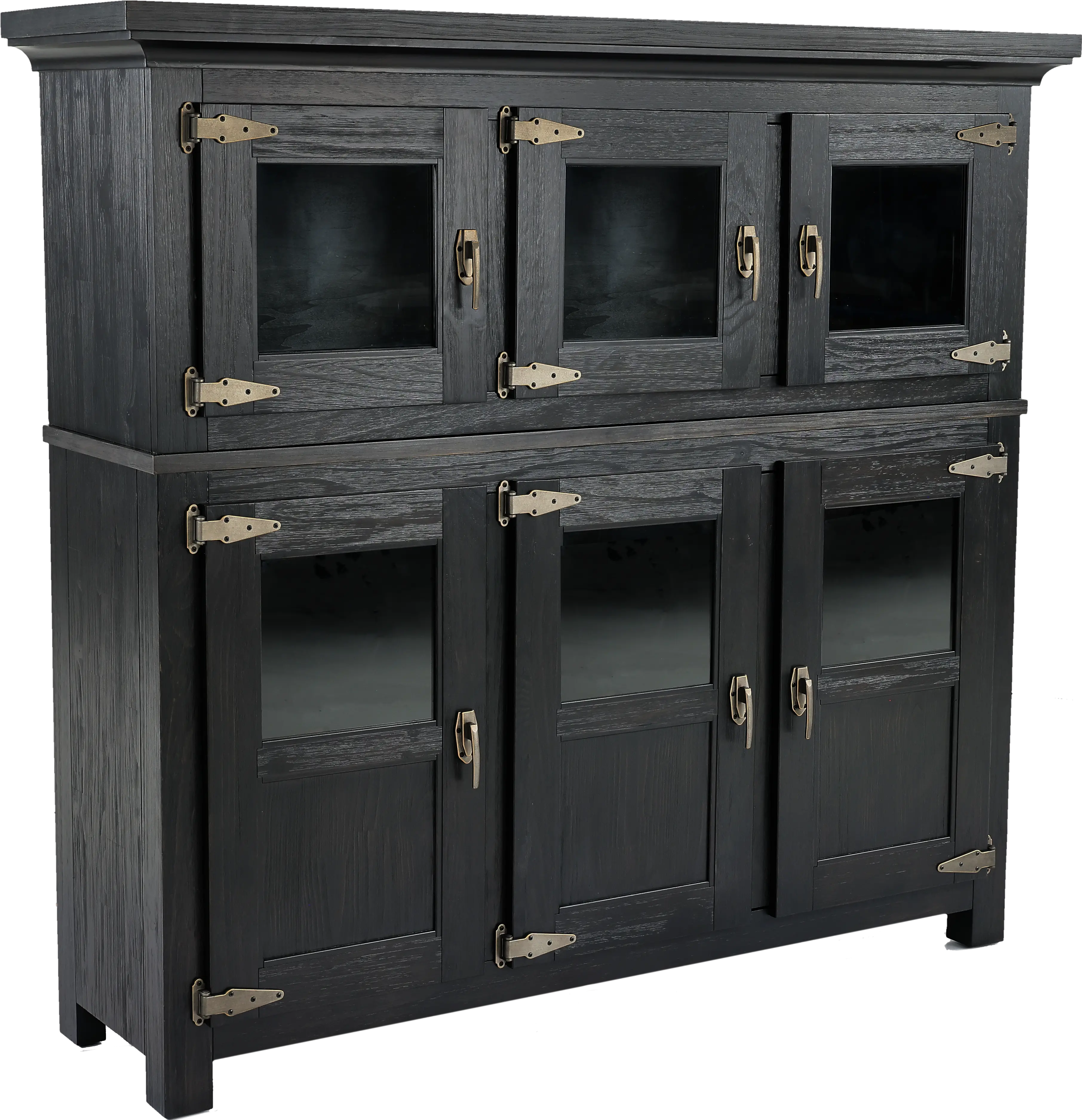 Sierra Black Dining Display Cabinet-10