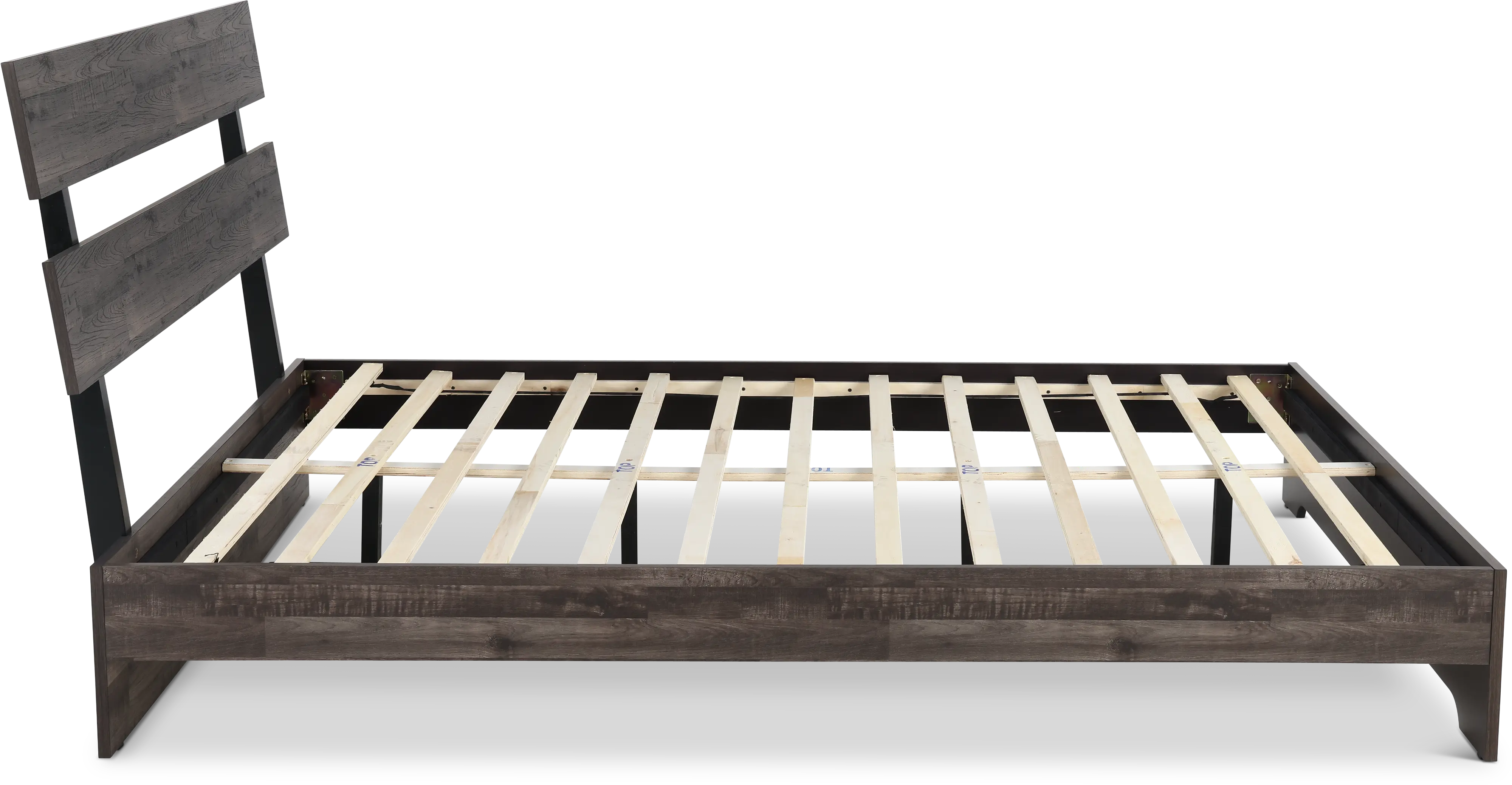 Alix Gray Full Platform Bed-6