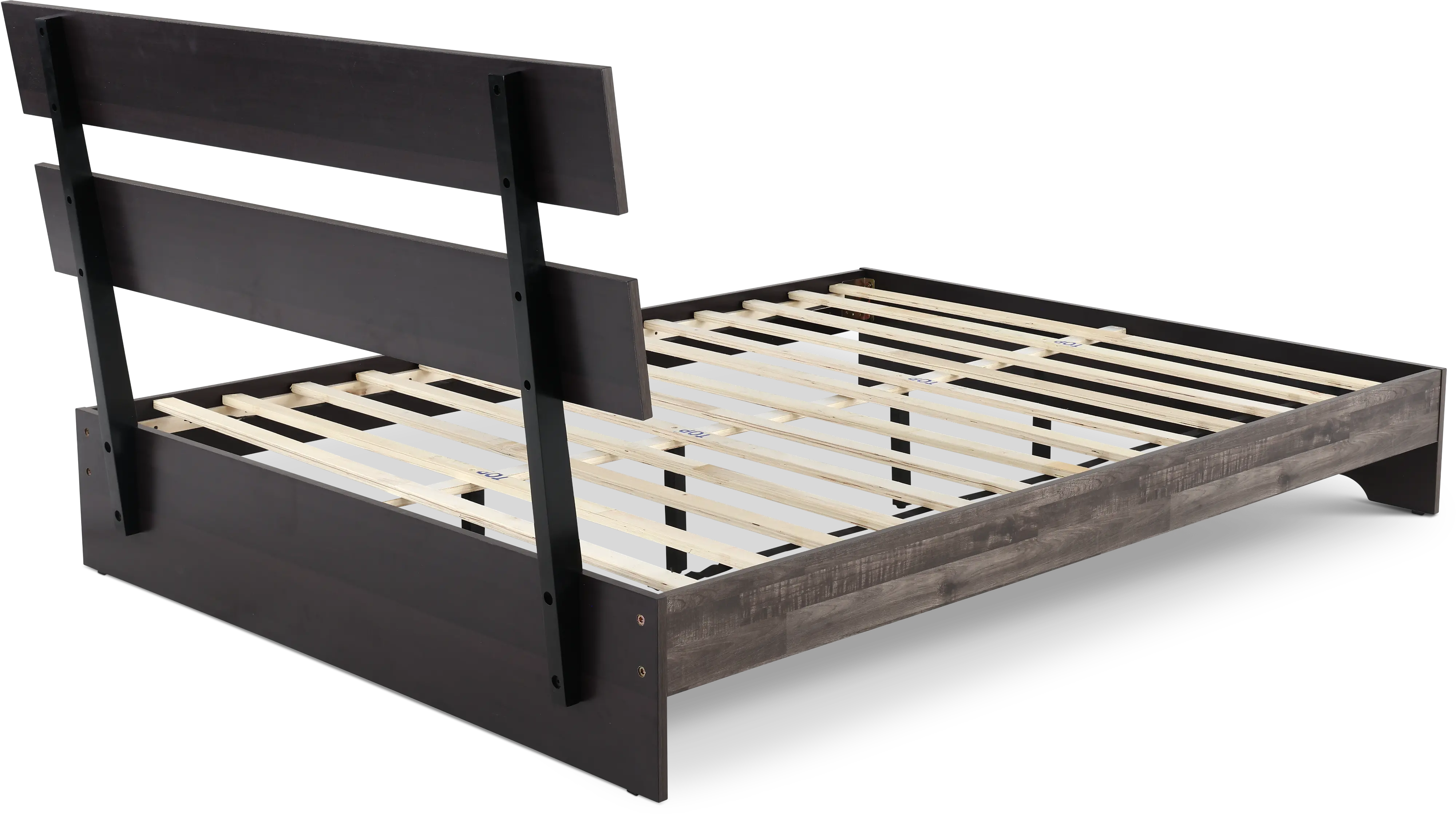 Alix Gray Full Platform Bed-7
