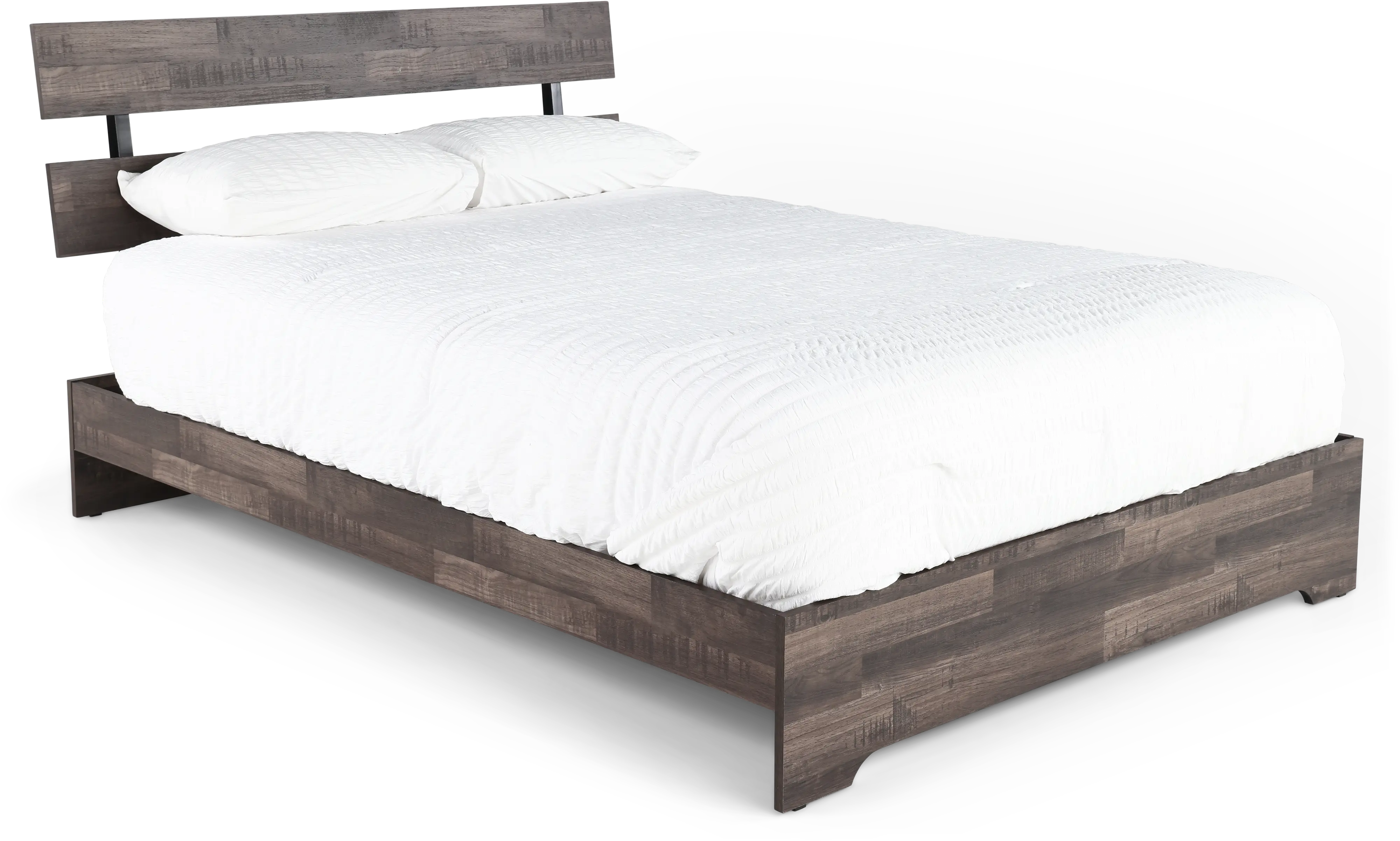 Alix Gray Twin Platform Bed-1