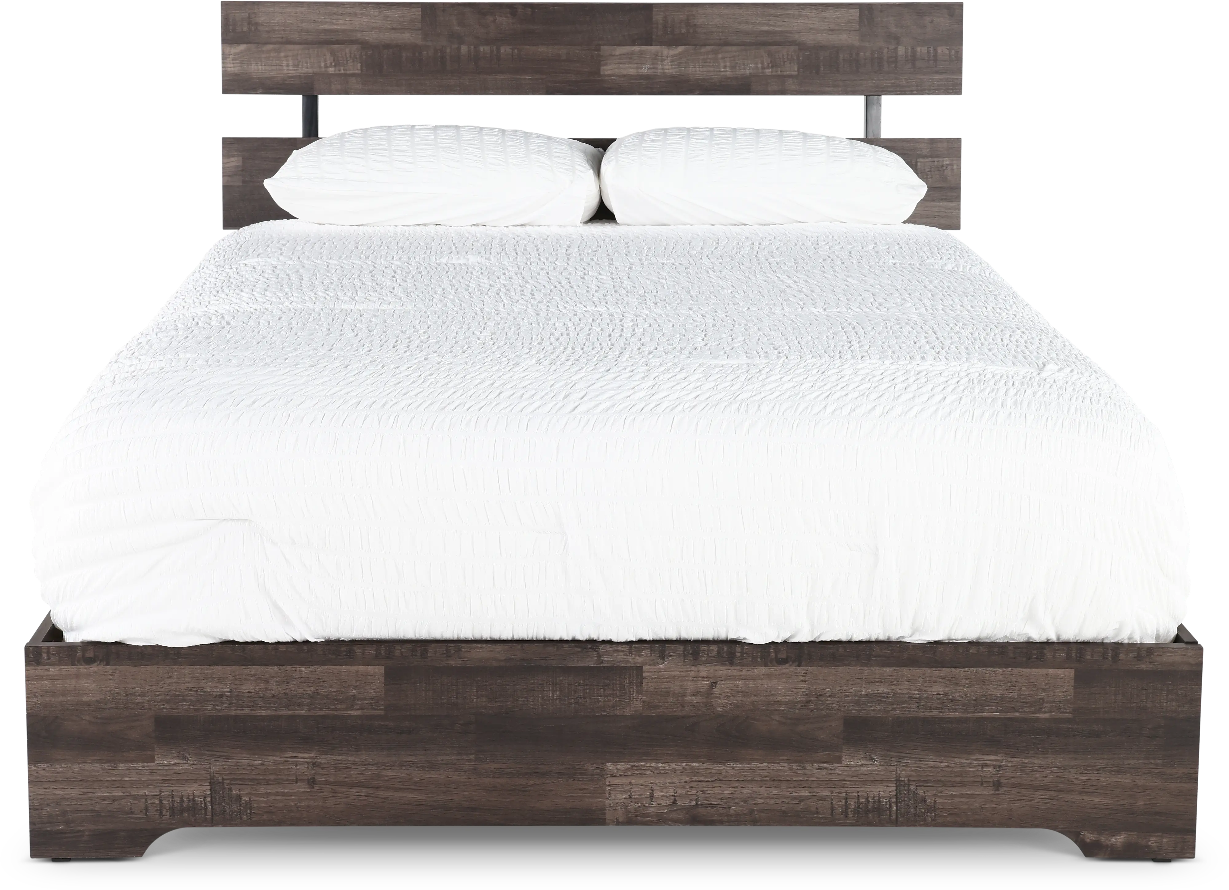 Alix Gray King Platform Bed-4