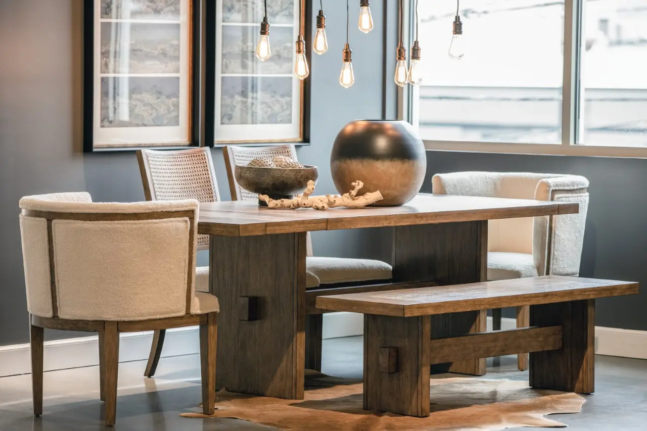 Bozeman Brown Dining Room Bench-3