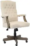 Henson Champagne Tufted Office Chair