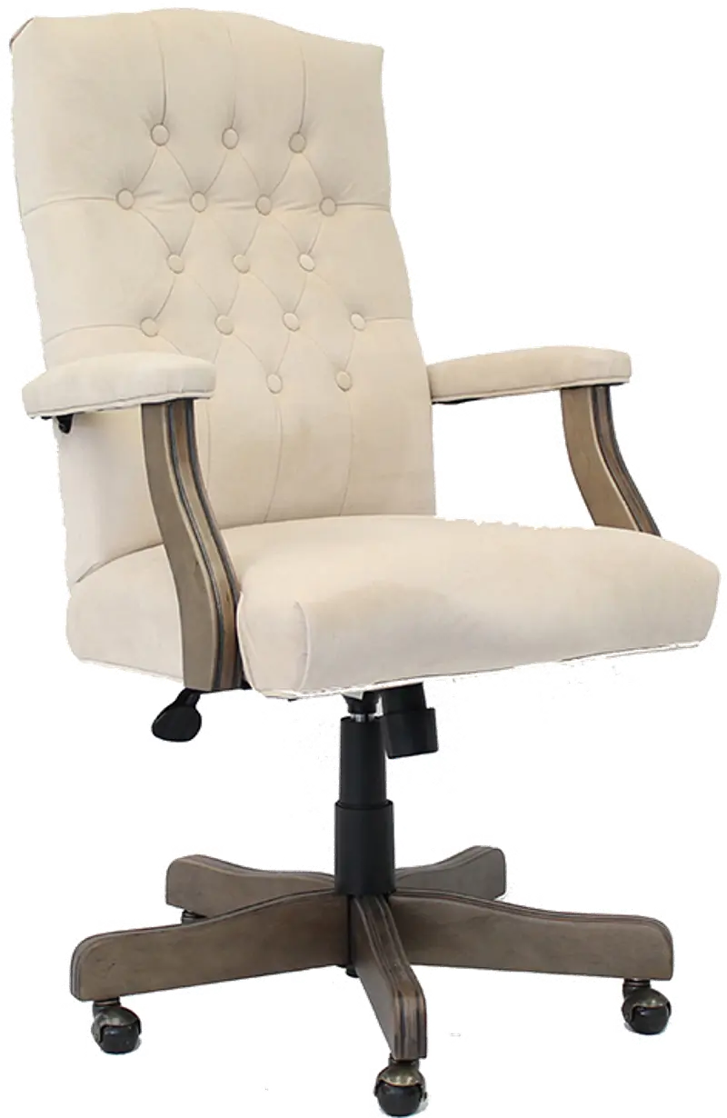 Henson Champagne Tufted Office Chair