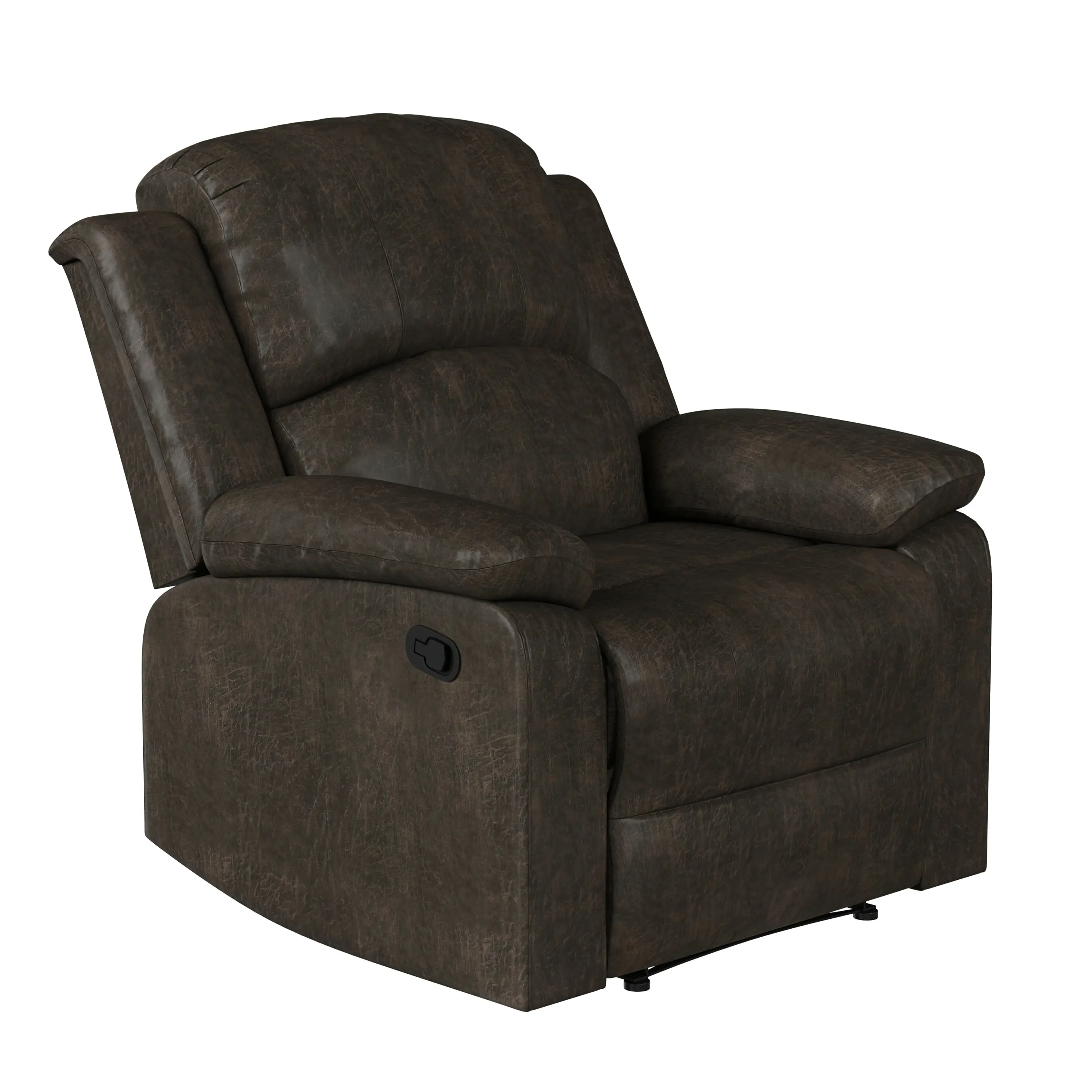 RC-DBYKU3008 Relax-A-Lounger Dayton Java Faux Leather Recliner-3