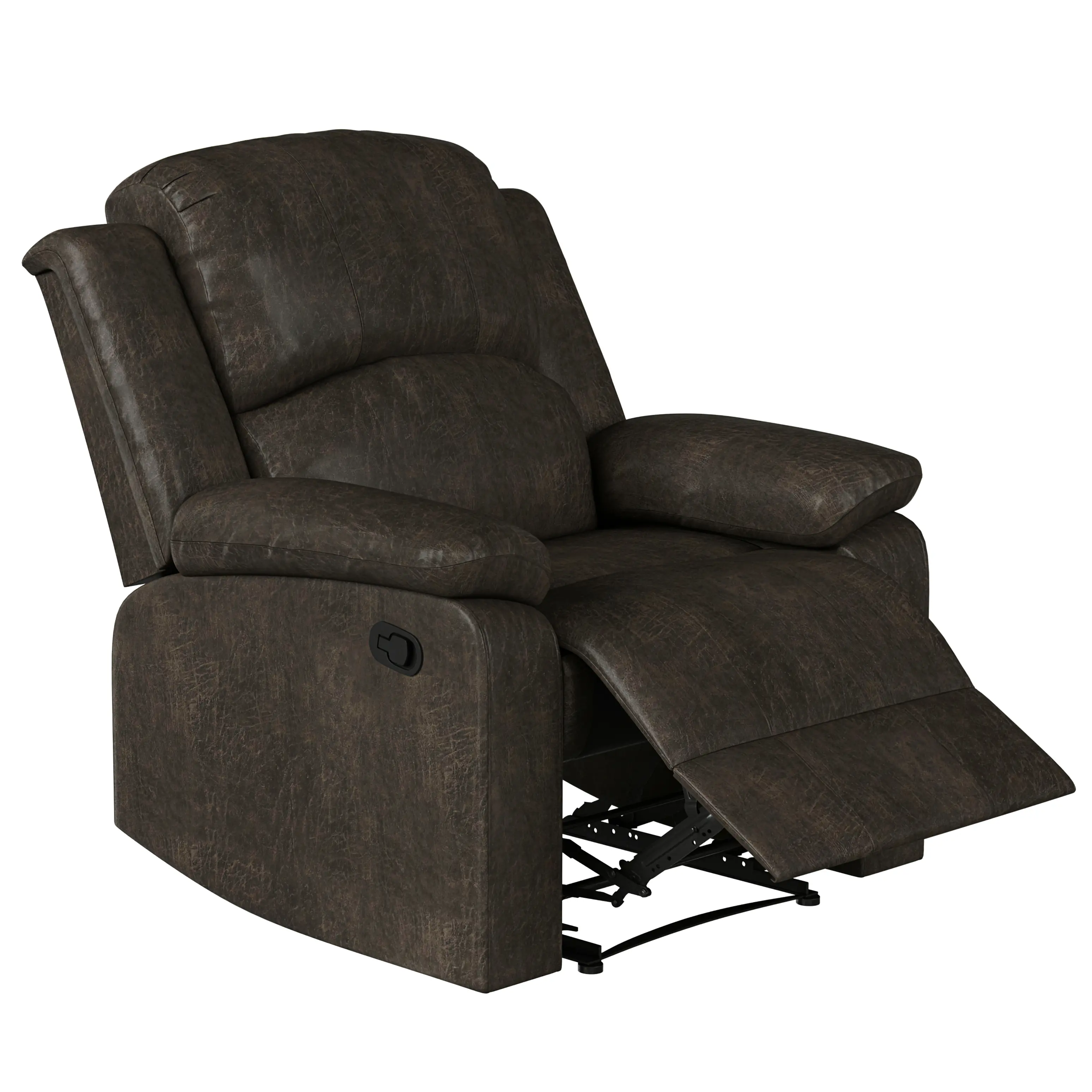 RC-DBYKU3008 Relax-A-Lounger Dayton Java Faux Leather Recliner-4