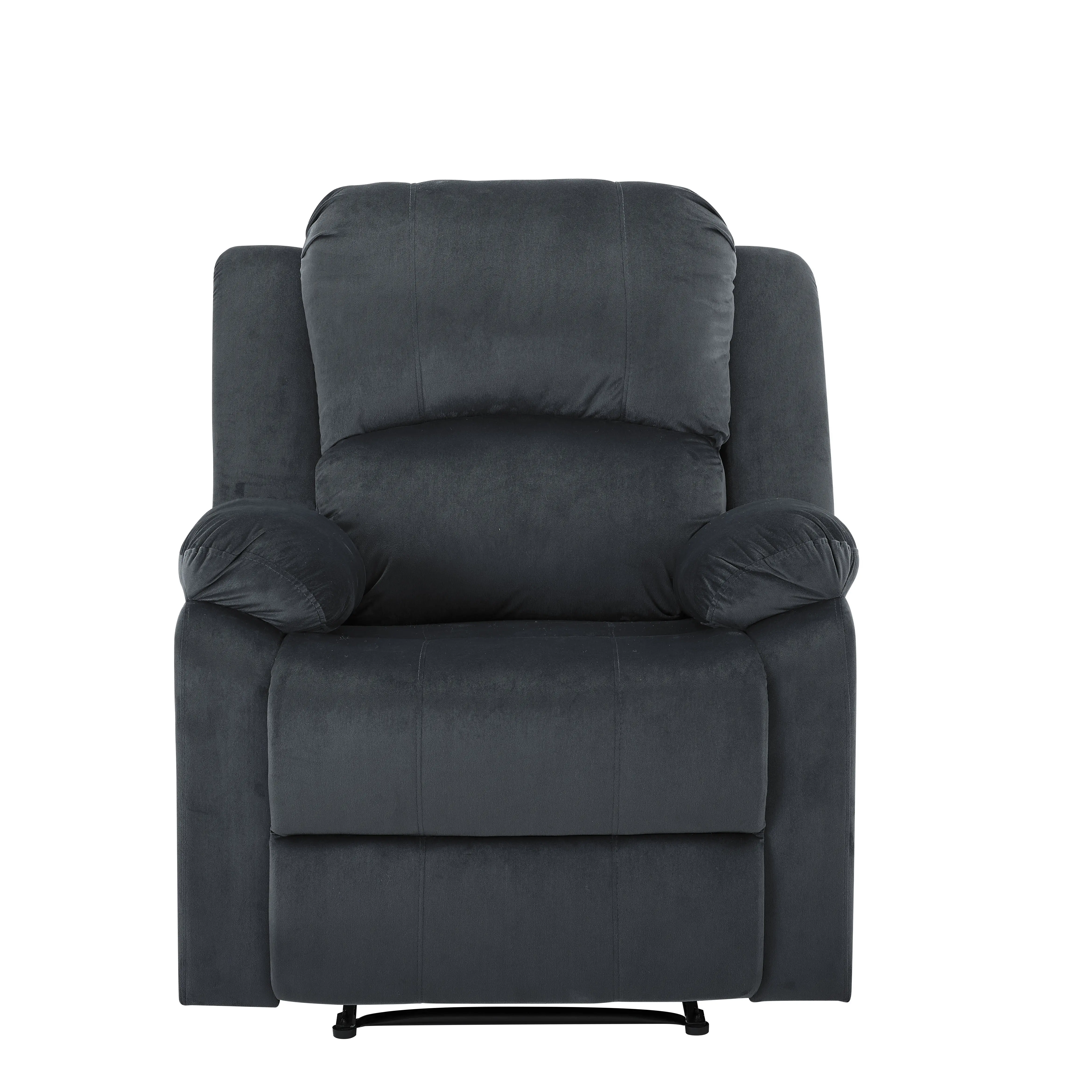 RC-DBYM2616 Relax-A-Lounger Dayton Gray Microfiber Recliner-2