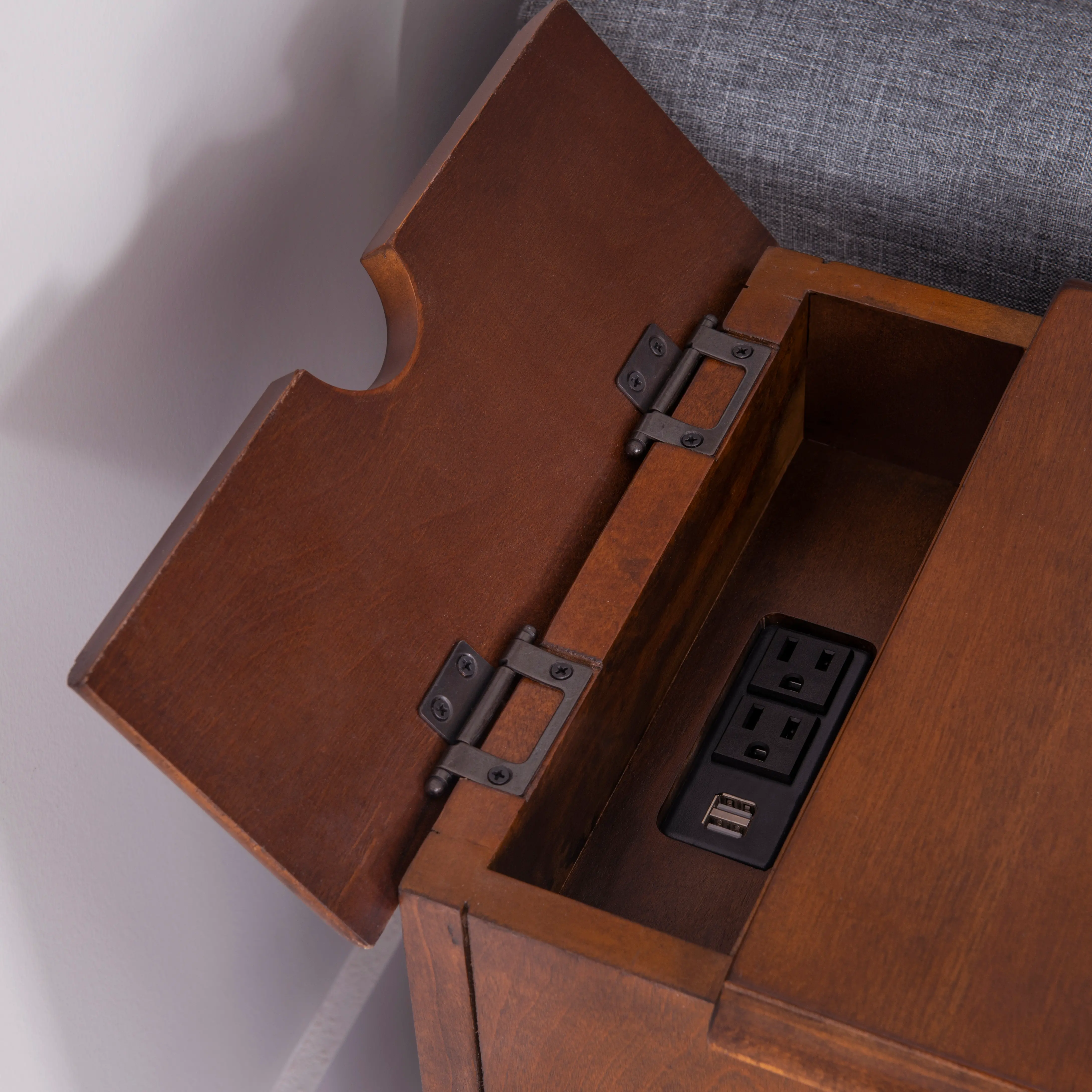 Butler Hazelnut Side table-4