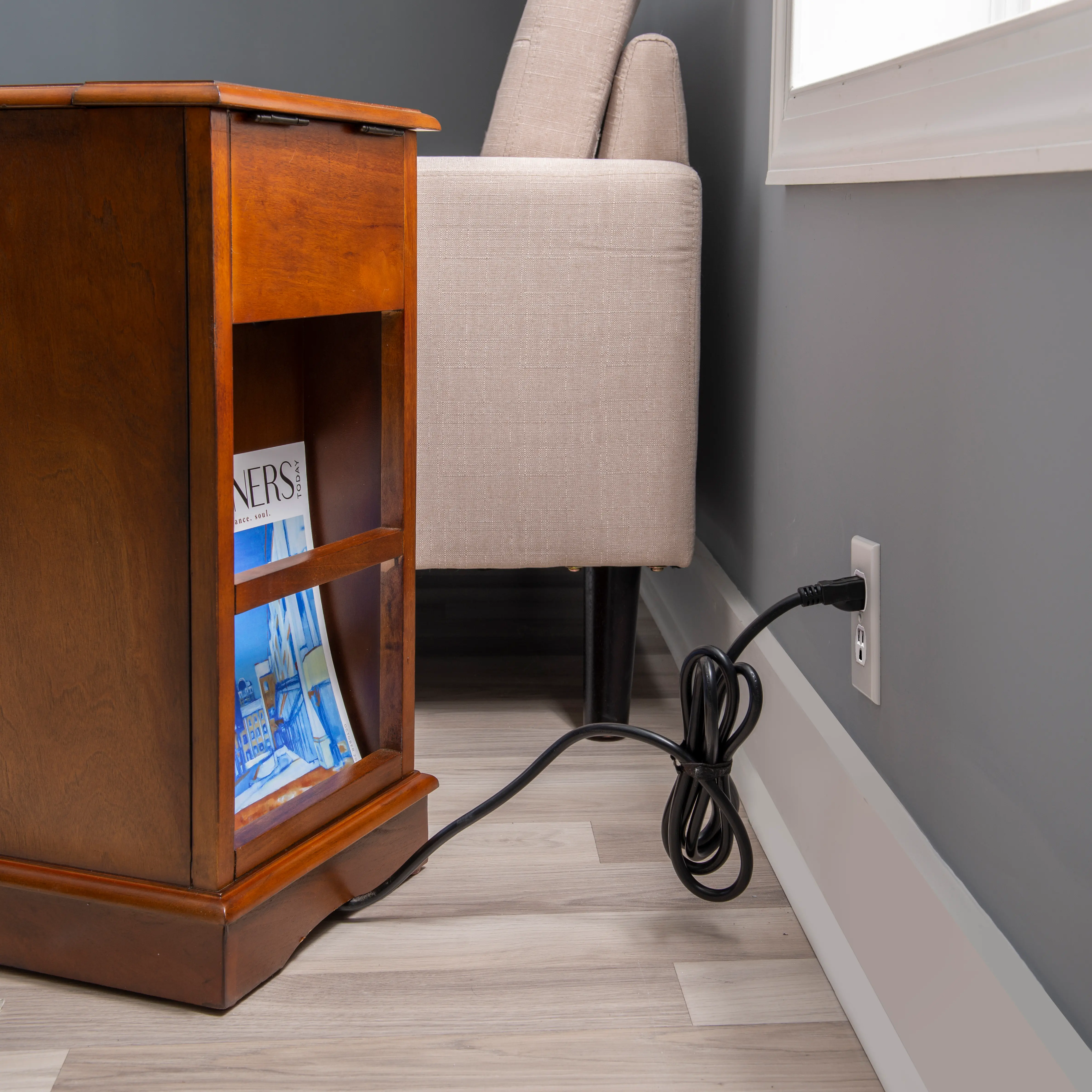 Butler Hazelnut Side table-5