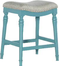 Lockhart Blue Counter Height Stool