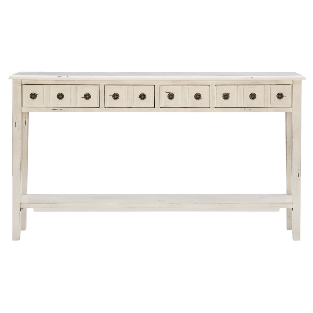 Sadie Cream Long Console Table