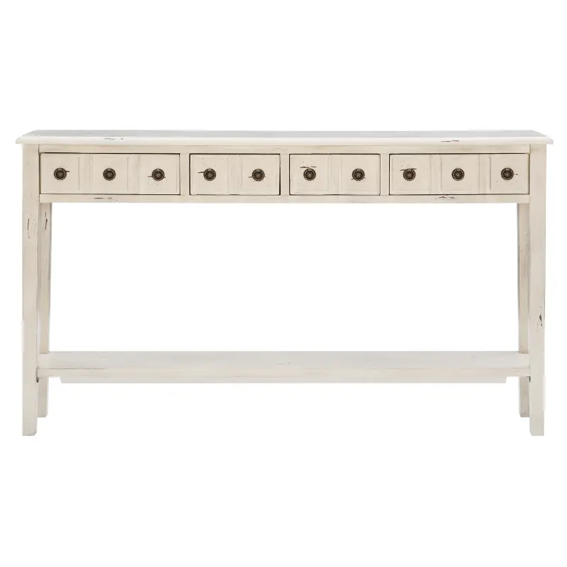 Sadie Cream Long Console Table