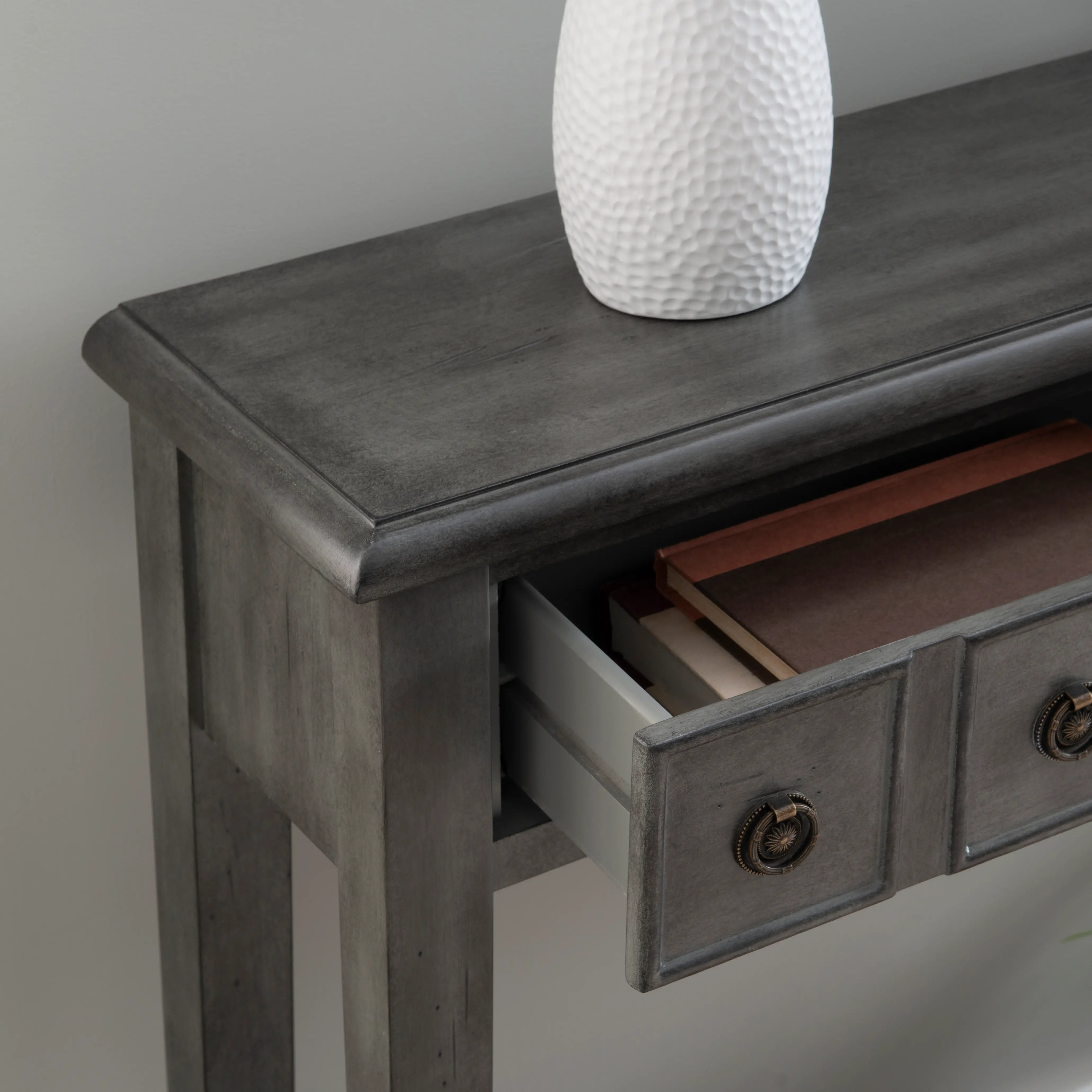 Sadie Gray Long Console Table-8
