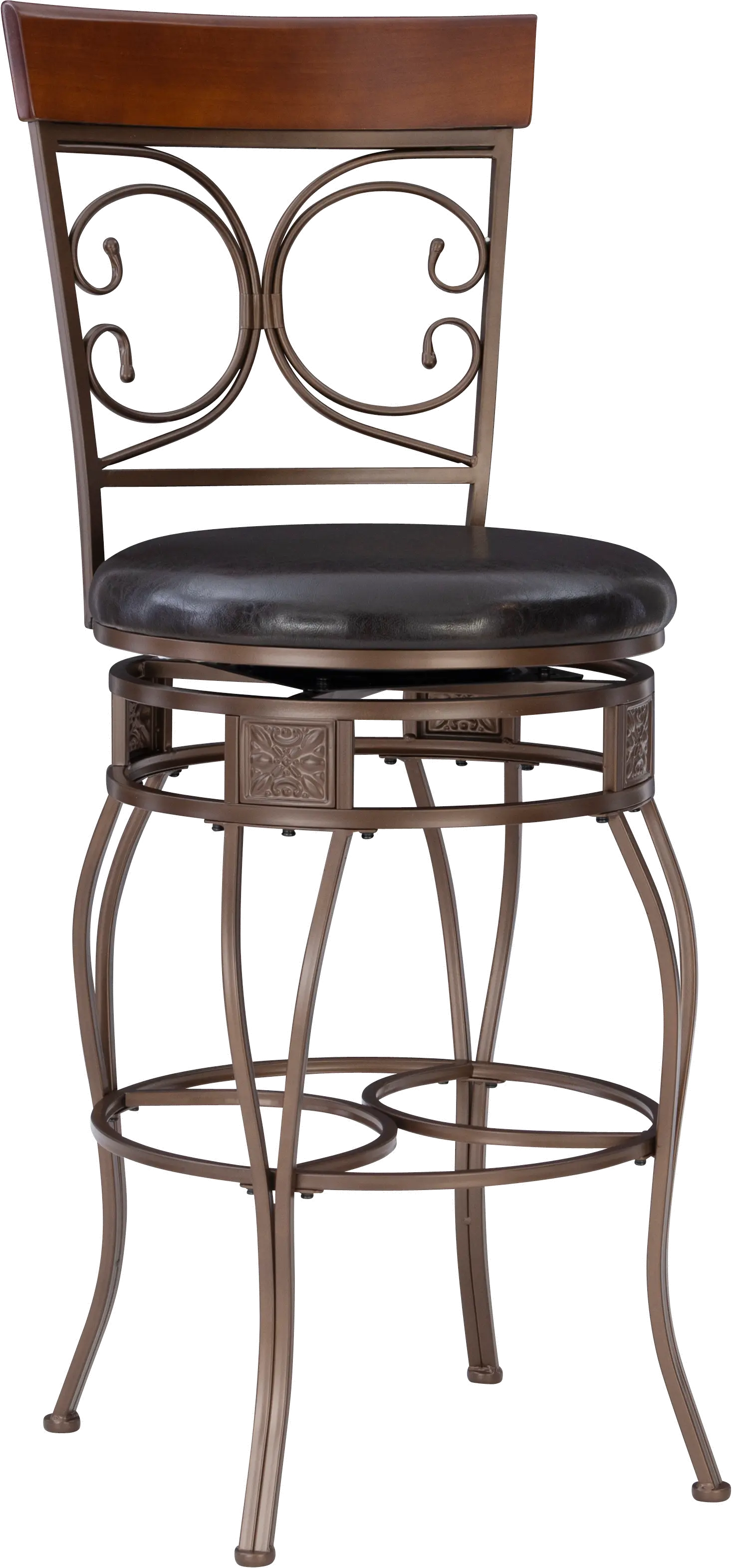 Bria Bronze Big and Tall Barstool-1