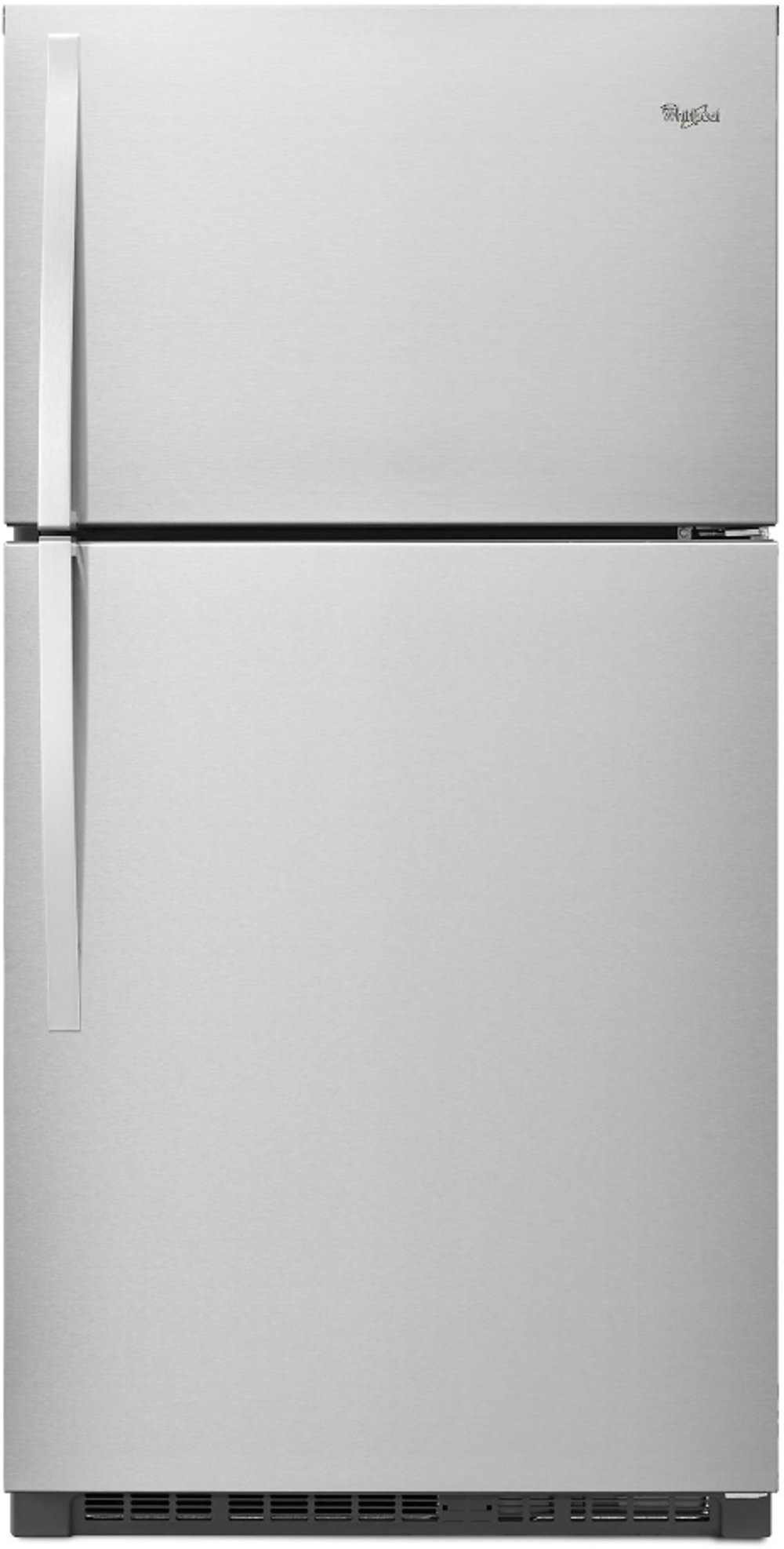 Whirlpool 21 Cu Ft Top Freezer Refrigerator - Monochromatic Stainless Steel
