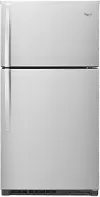 WRT541SZDM-SPECIAL Whirlpool 21 Cu Ft Top Freezer Refrigerator - Monochromatic Stainless Steel