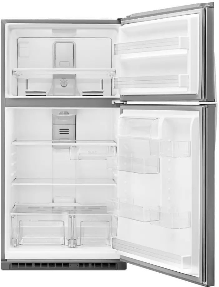 WRT541SZDM-SPECIAL Whirlpool 21 Cu Ft Top Freezer Refrigerator - Monochromatic Stainless Steel-4