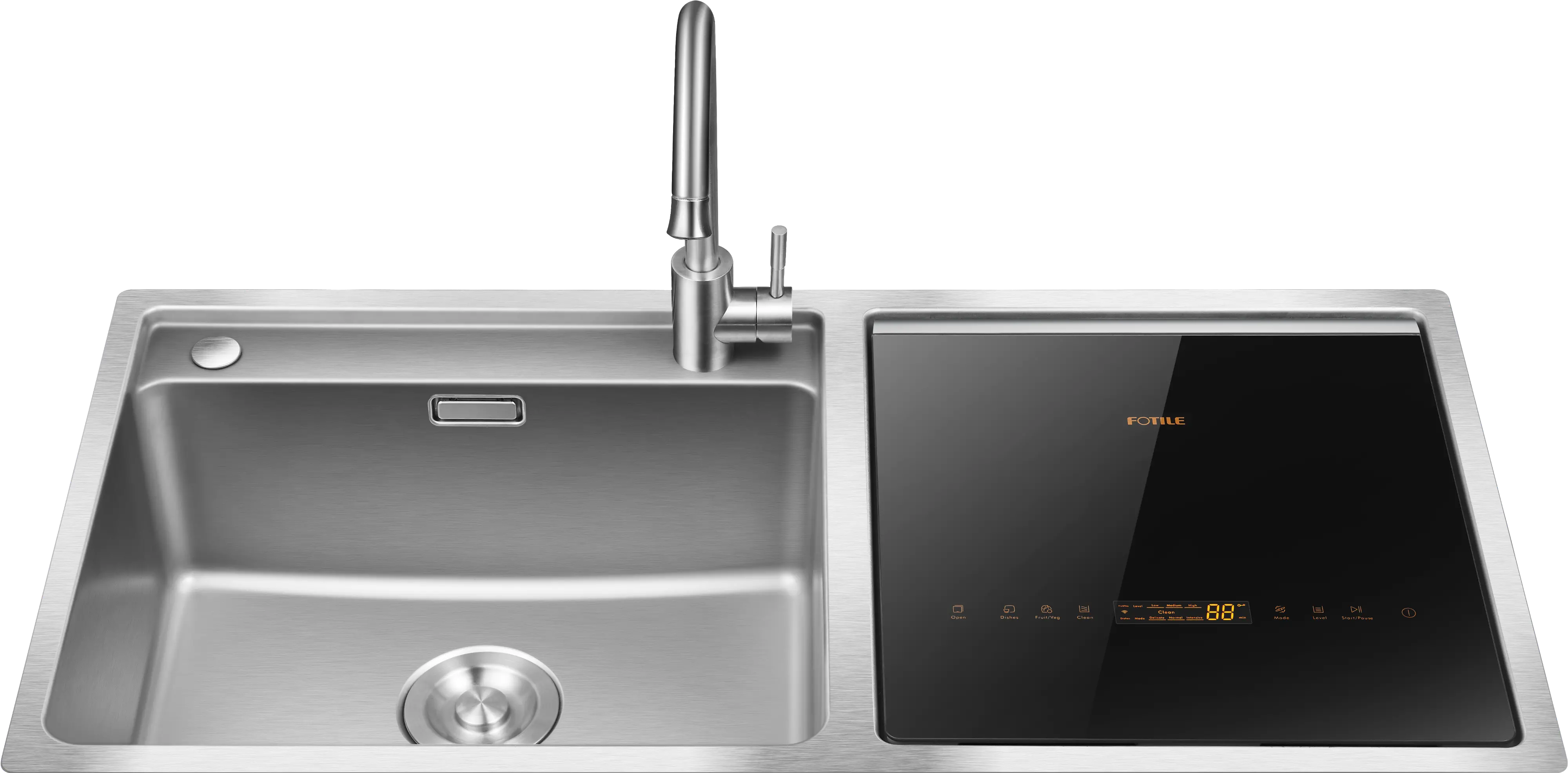 FOTILE 2-in-1 Counter-top Mounted Sink & Dishwasher-1