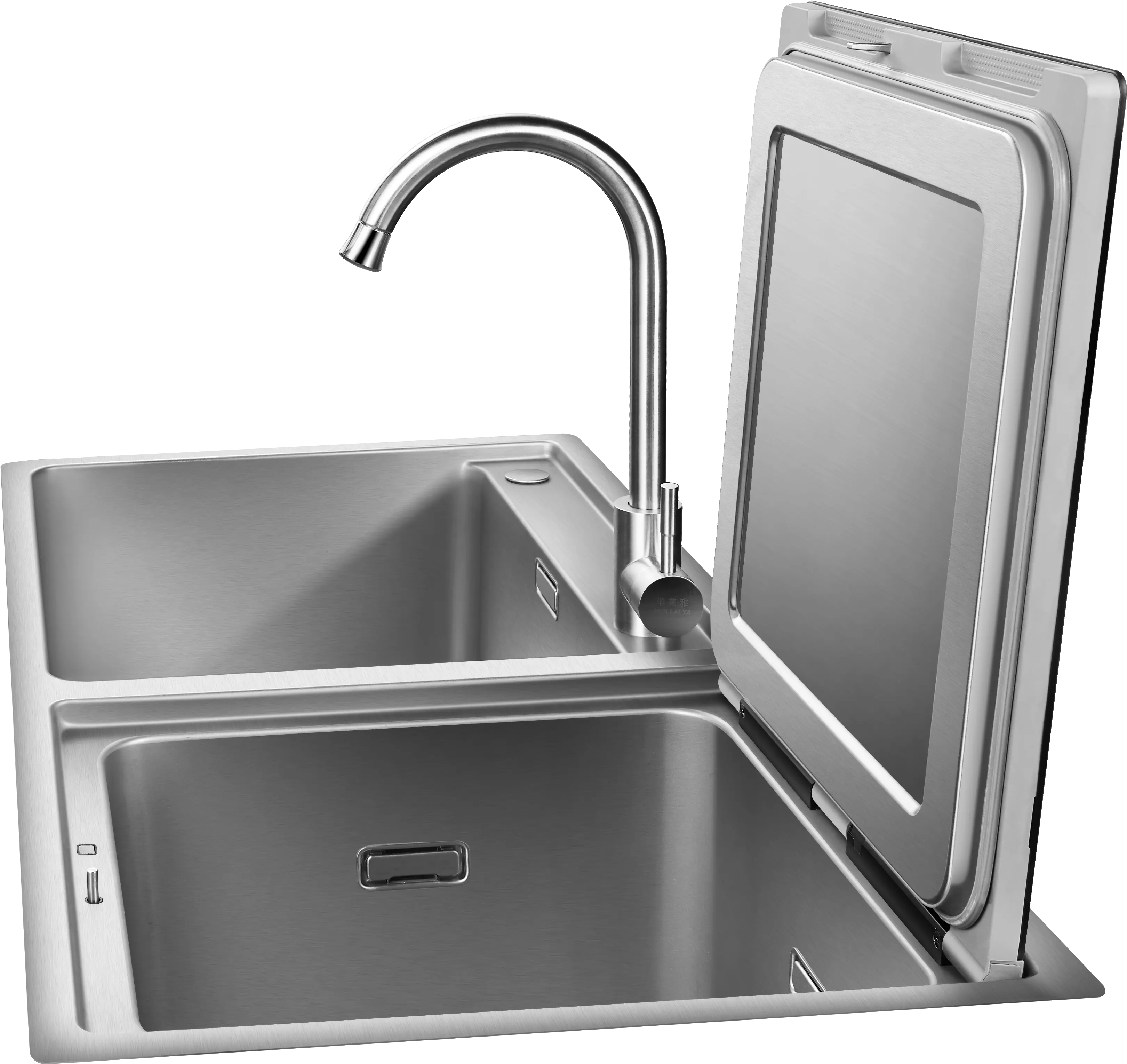 FOTILE 2-in-1 Counter-top Mounted Sink & Dishwasher-4