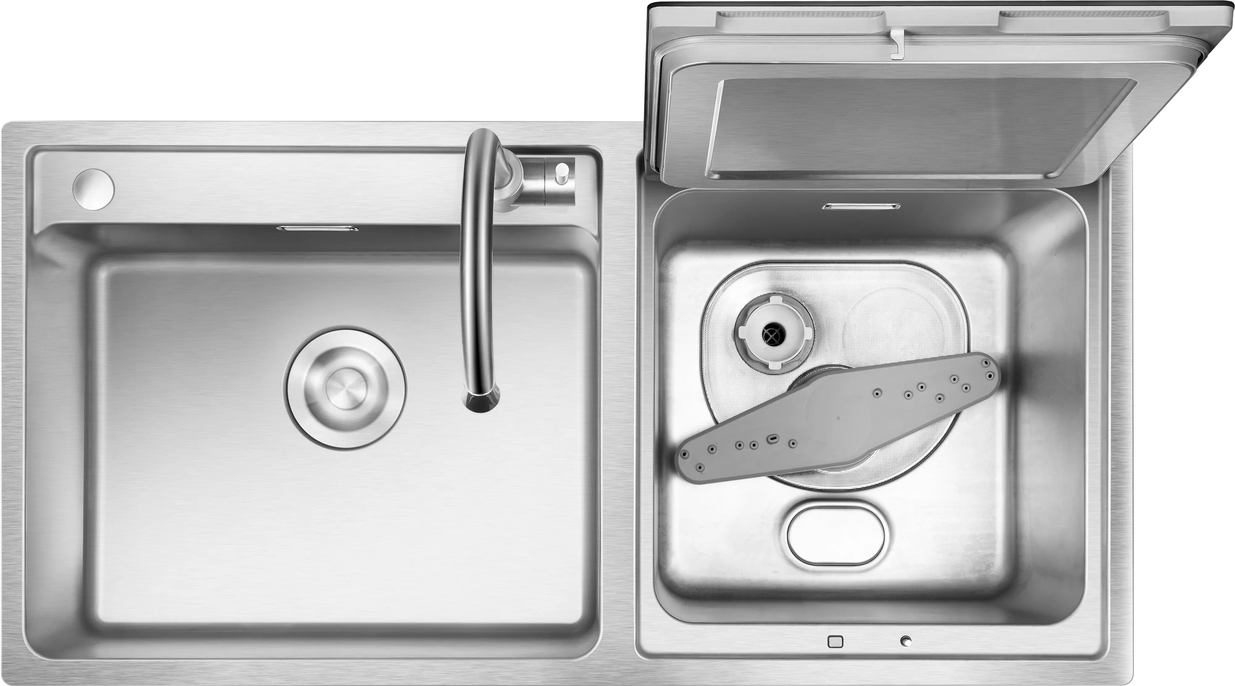 FOTILE 2-in-1 Counter-top Mounted Sink & Dishwasher-5