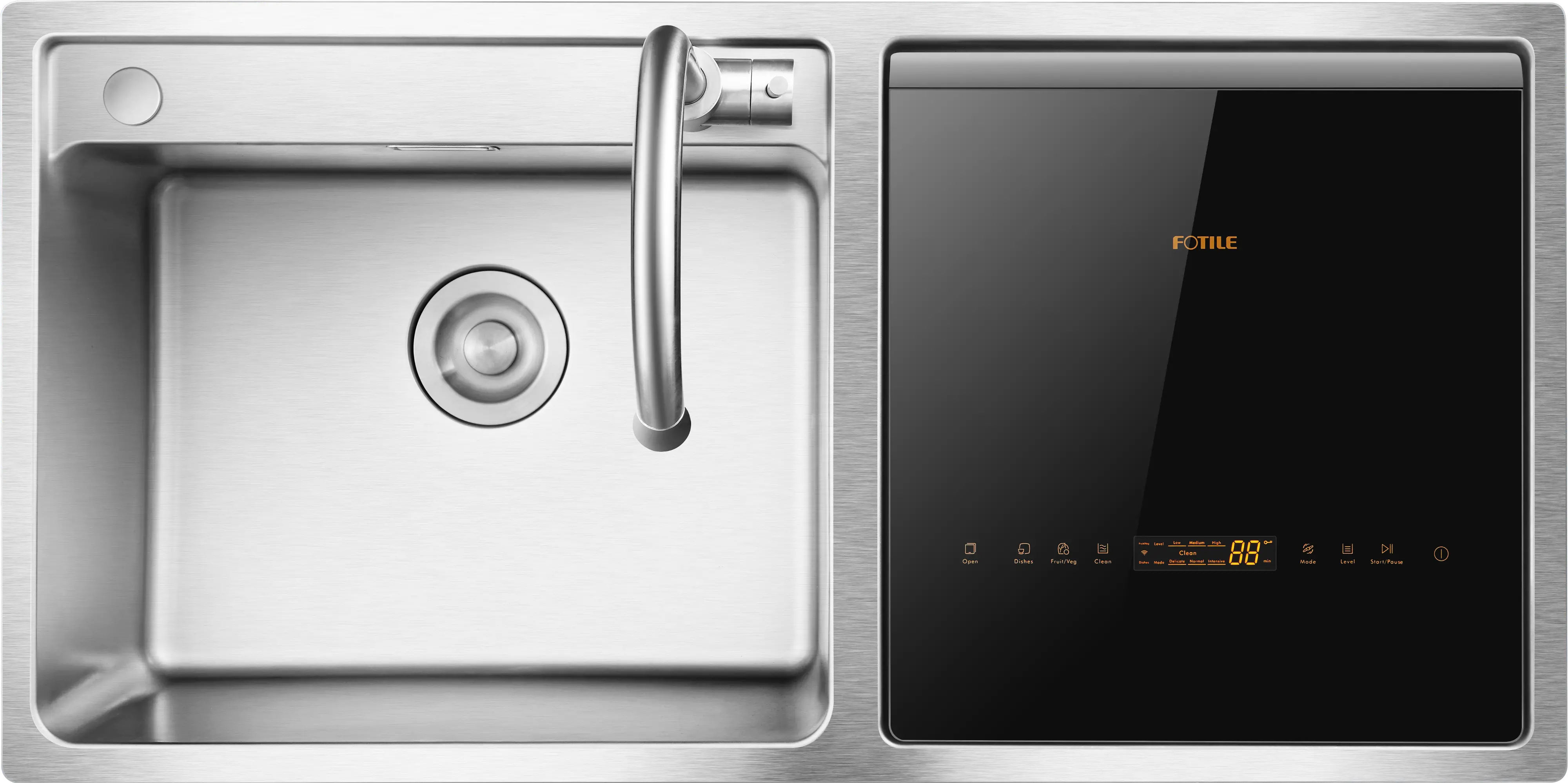 FOTILE 2-in-1 Counter-top Mounted Sink & Dishwasher-6
