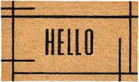 107402436 Grid Hello Doormat