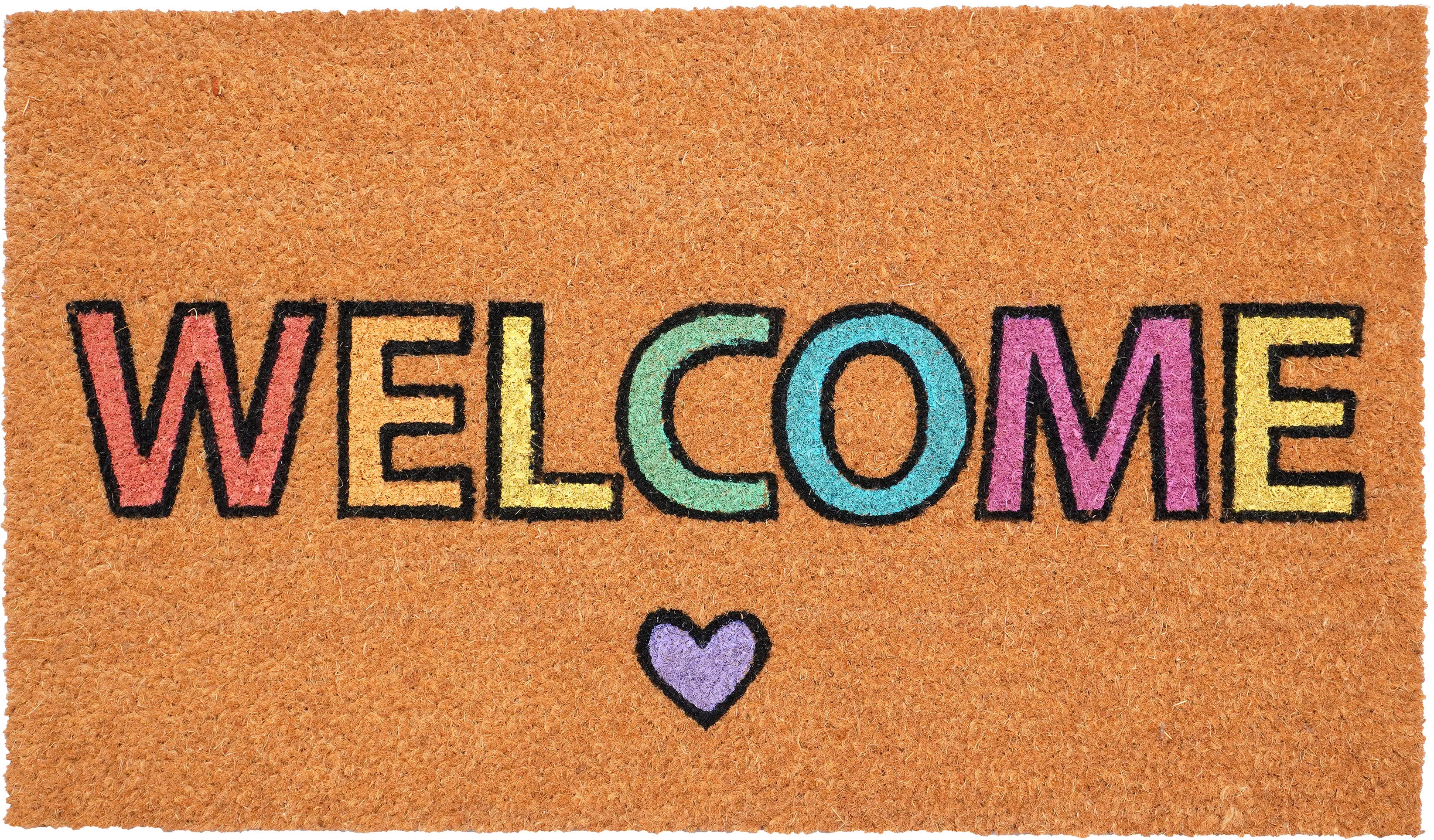 107881729 Pastel Rainbow Welcome Doormat-1