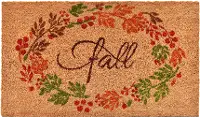 105051729 Fall Wreath Doormat