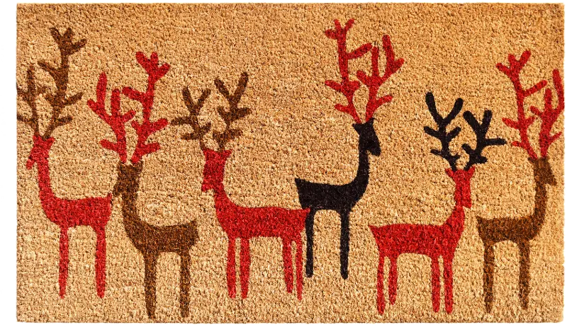 Oh Deer Christmas Doormat