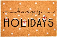 107331729 Happy Holidays Doormat