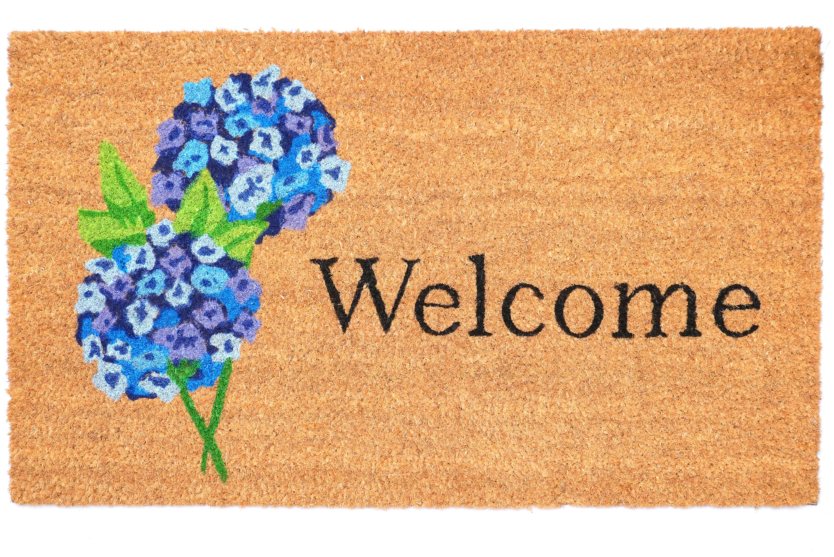 107131729 Hydrangea Welcome Doormat-1