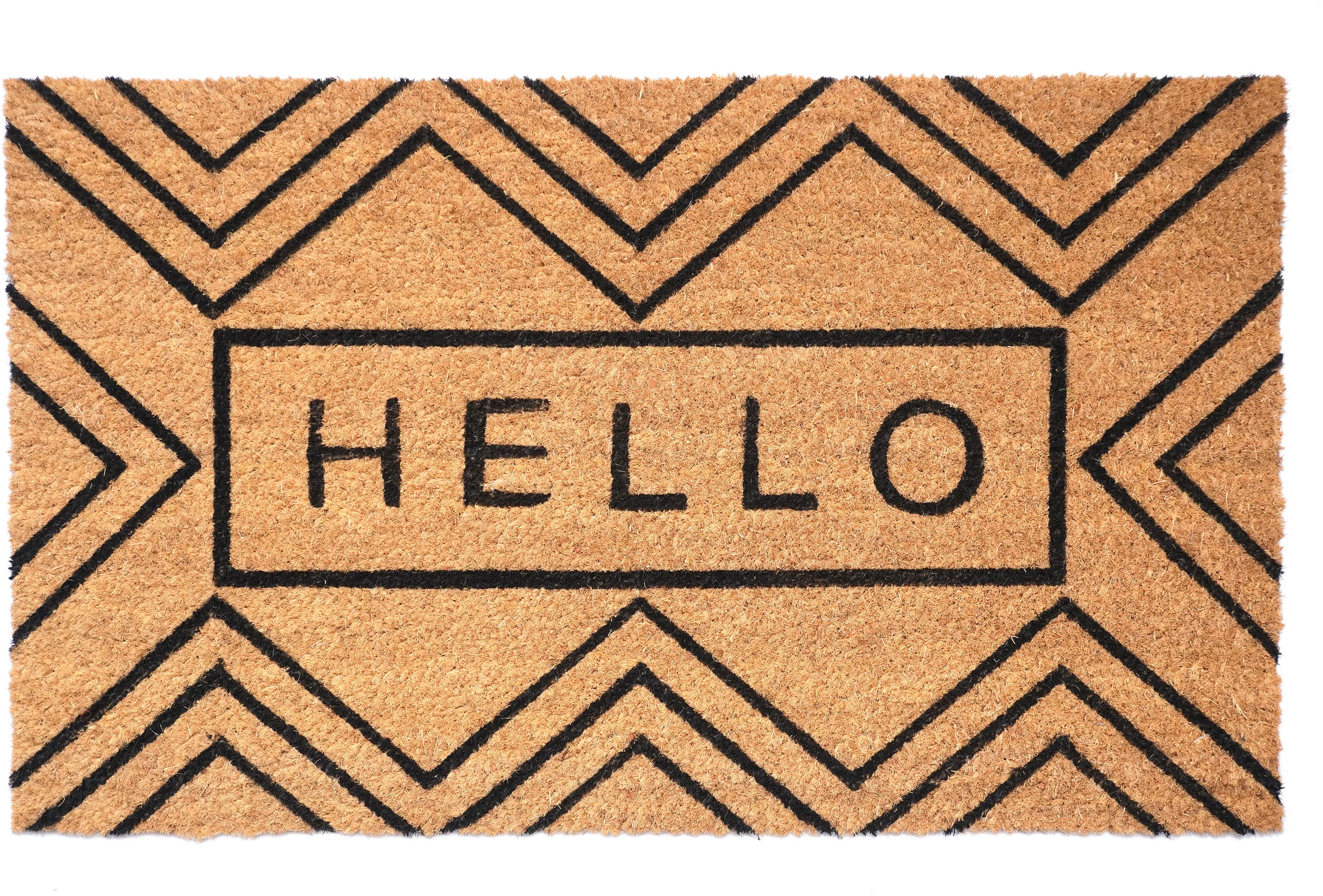 107611729 Chevron Hello Doormat-1